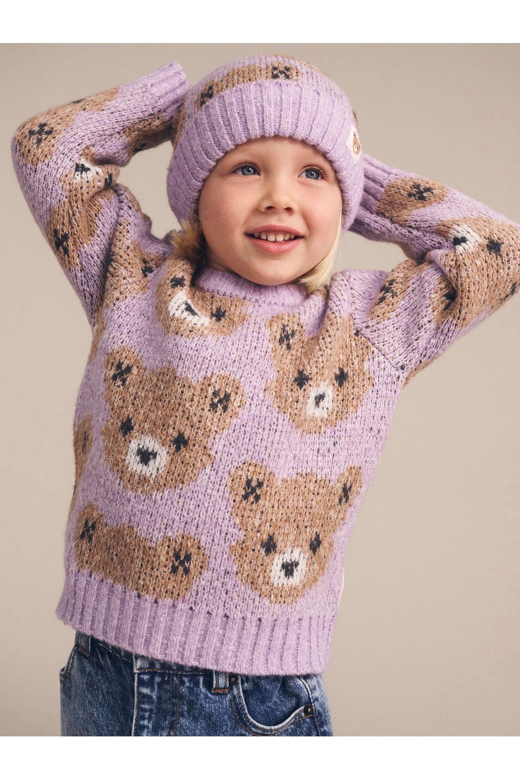 ORCHID HUXBEAR KNIT BEANIE