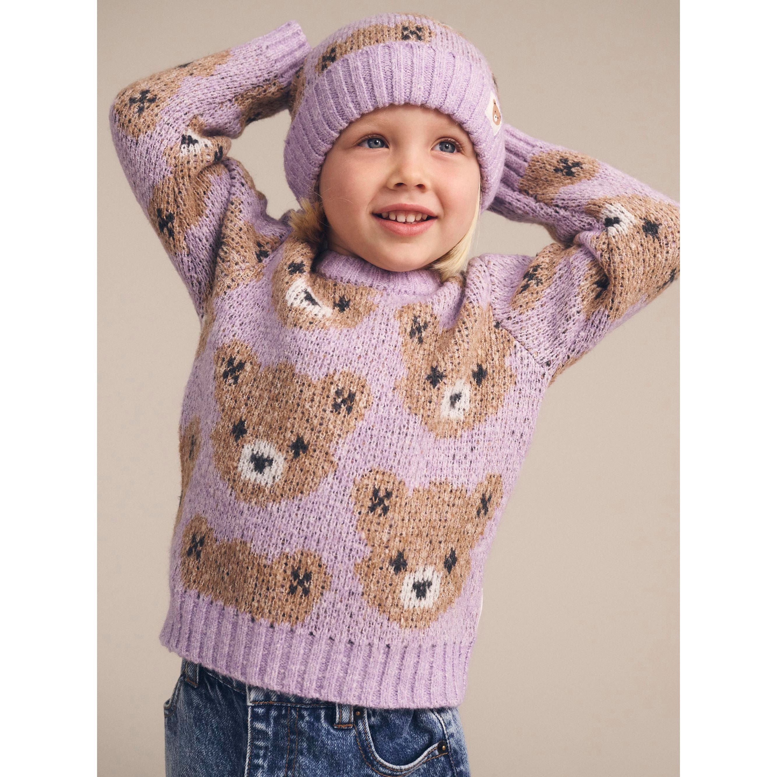 ORCHID HUXBEAR KNIT BEANIE