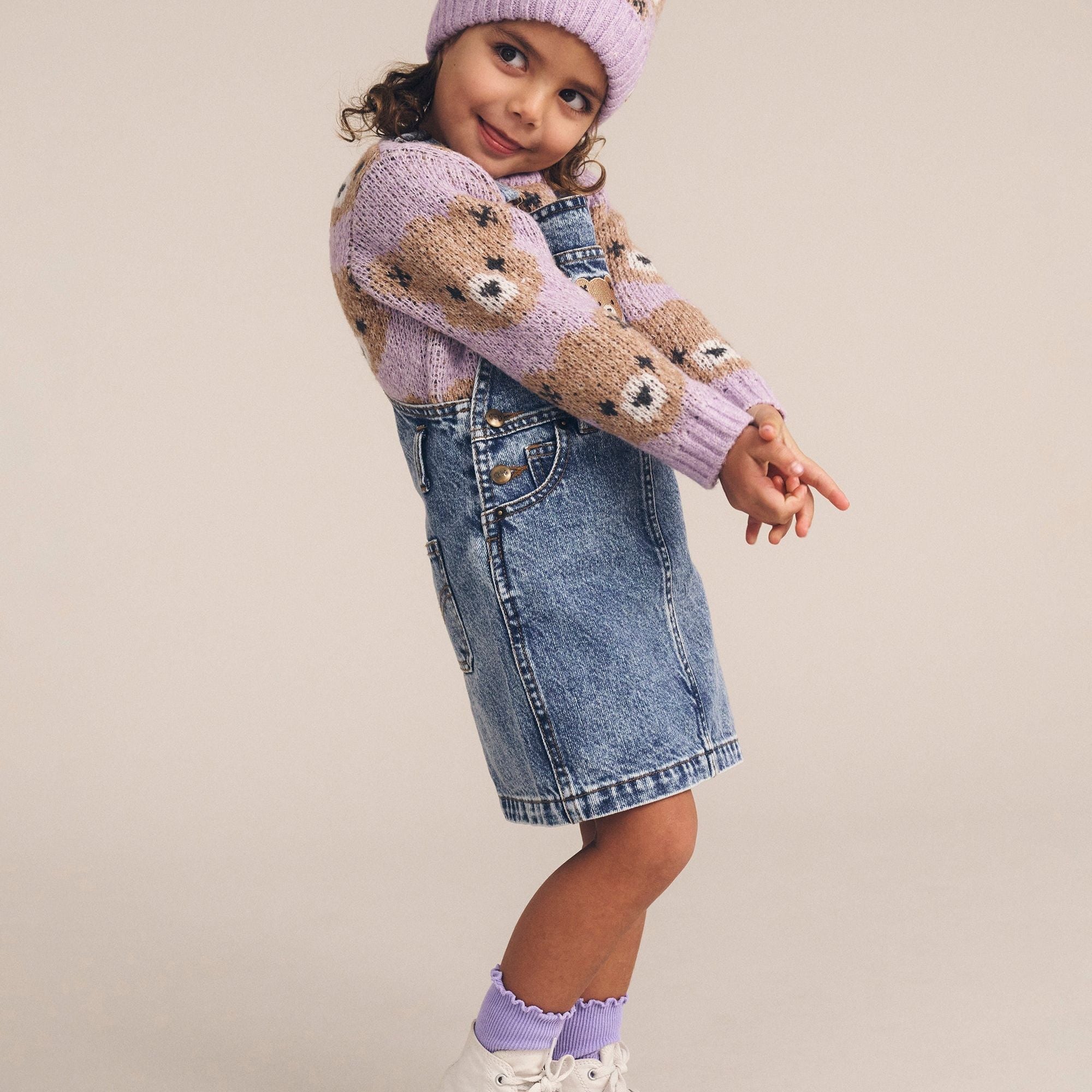 ORCHID HUXBEAR KNIT BEANIE