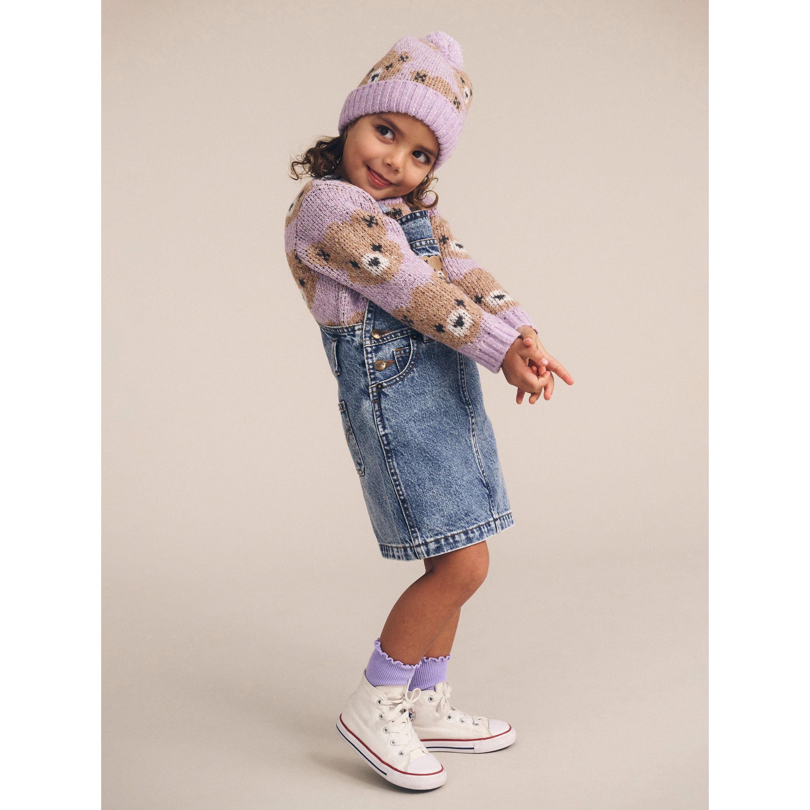 ORCHID HUXBEAR KNIT BEANIE