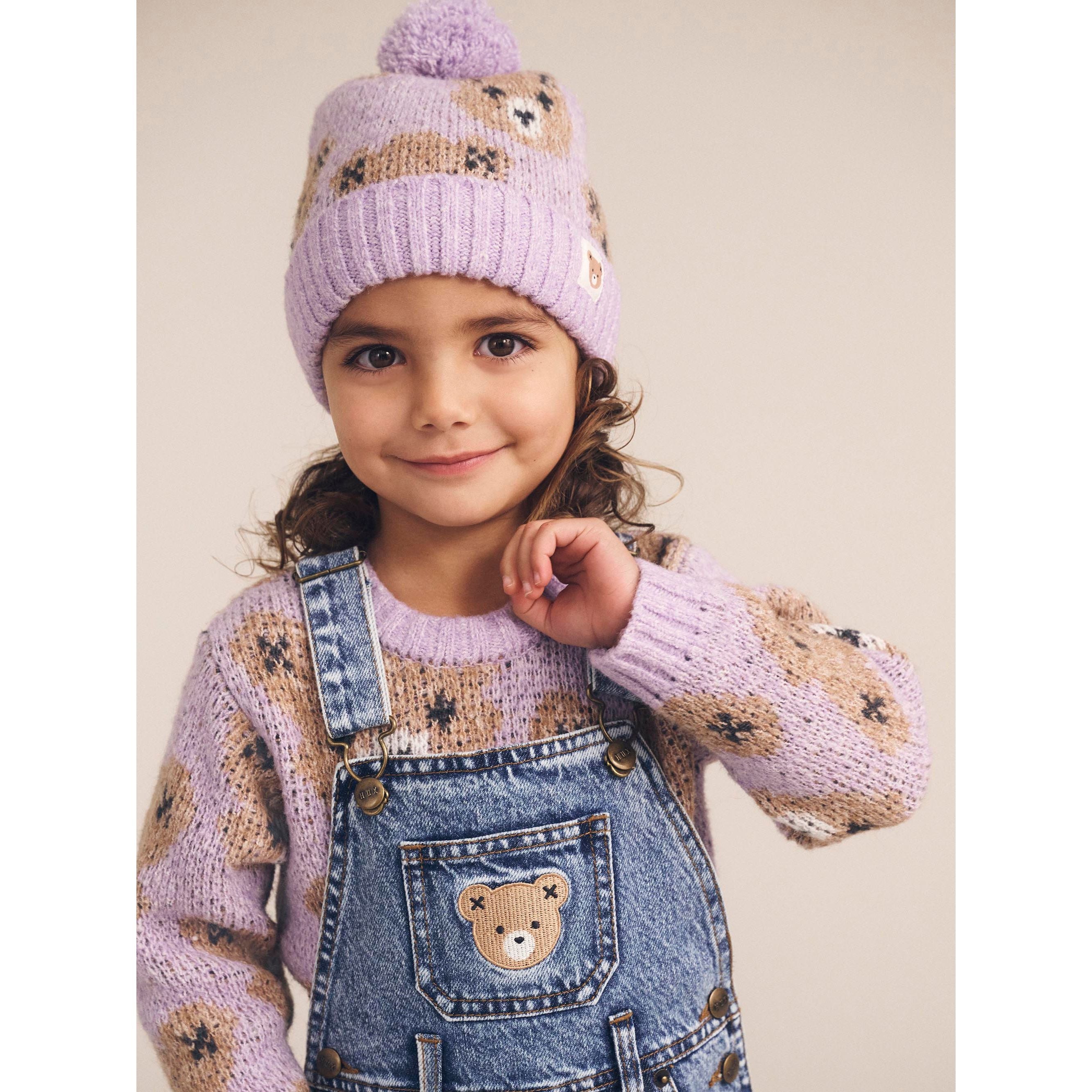 ORCHID HUXBEAR KNIT BEANIE
