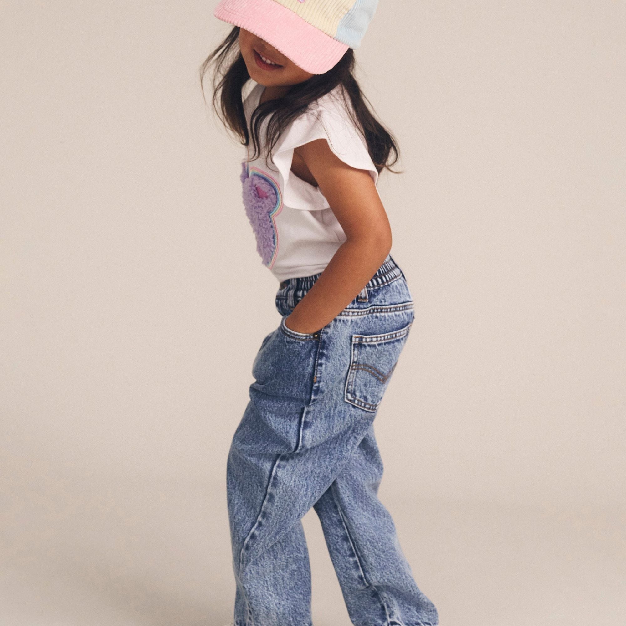 BLUSH COLOUR BLOCK CORD CAP