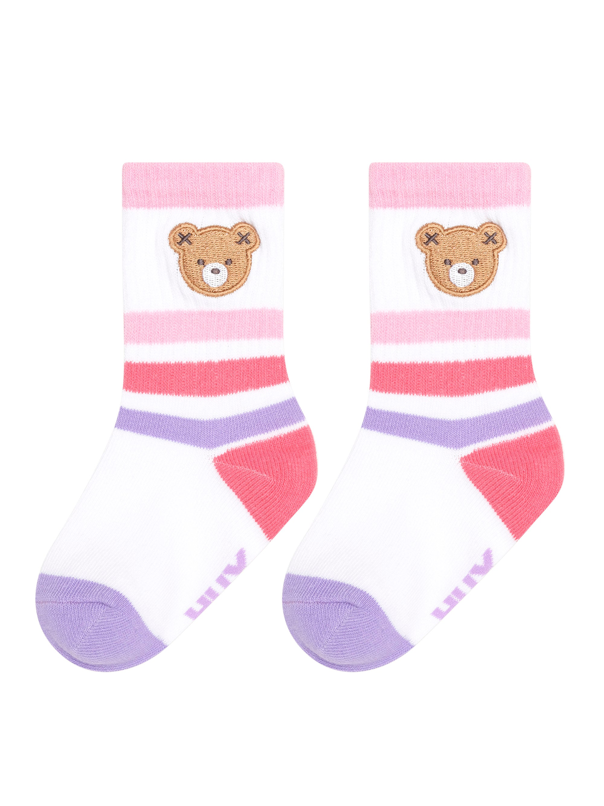 3PK Girls Sports Socks