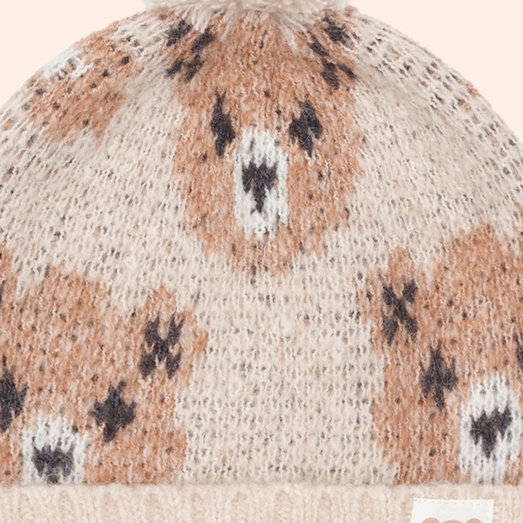 ECRU HUXBEAR KNIT BEANIE