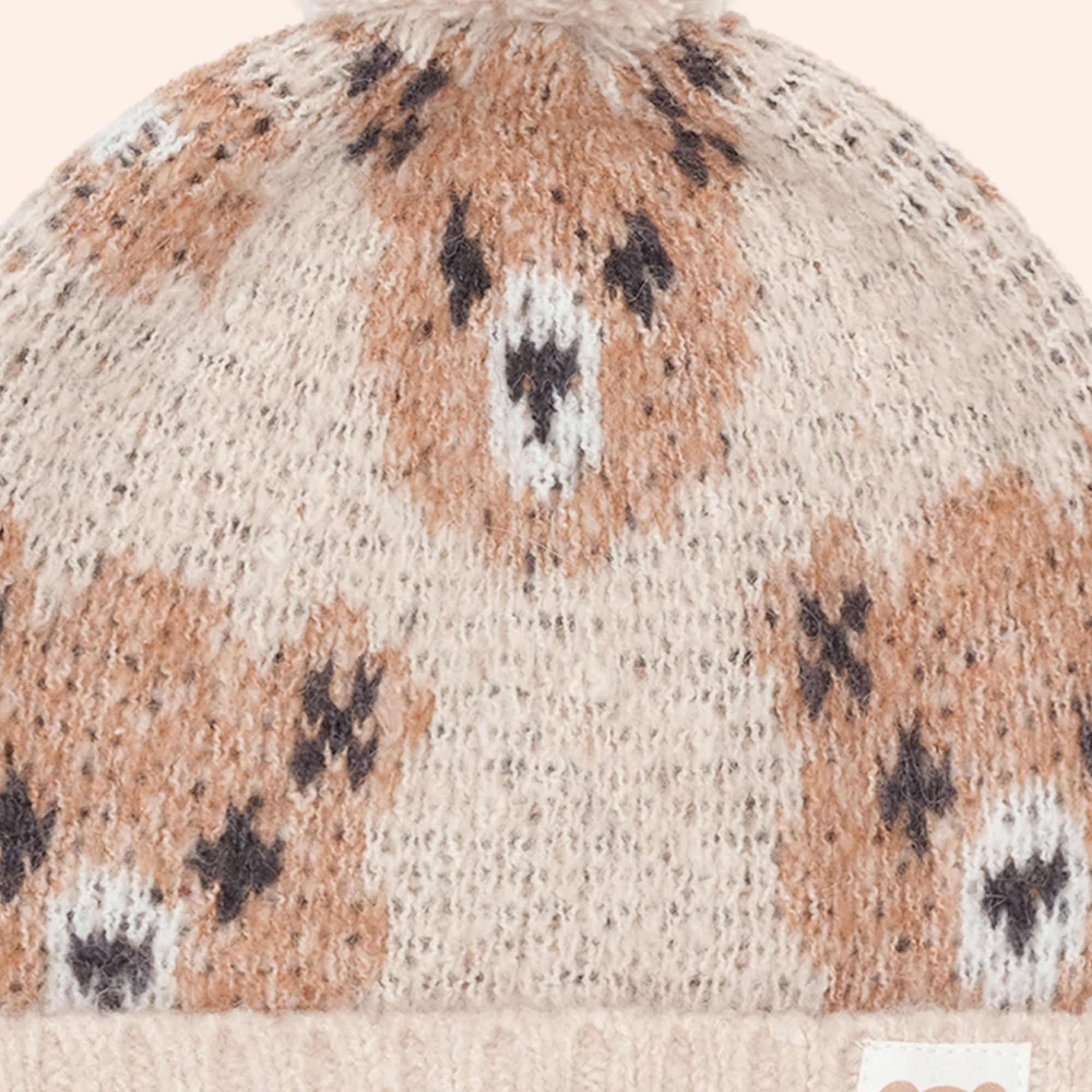 ECRU HUXBEAR KNIT BEANIE