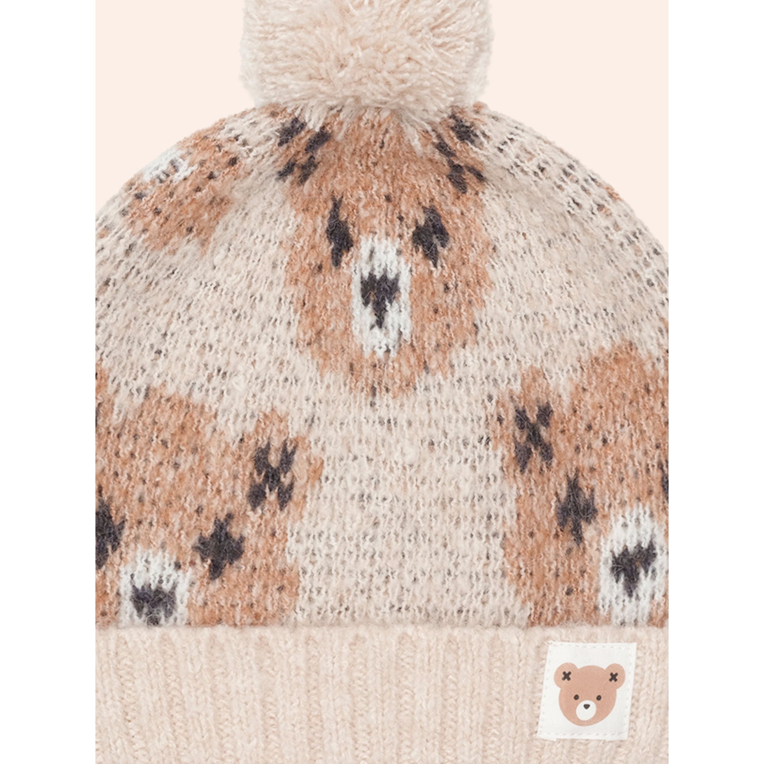 ECRU HUXBEAR KNIT BEANIE