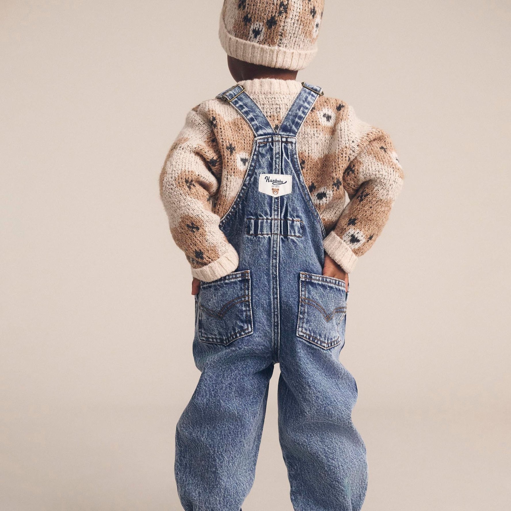 ECRU HUXBEAR KNIT BEANIE