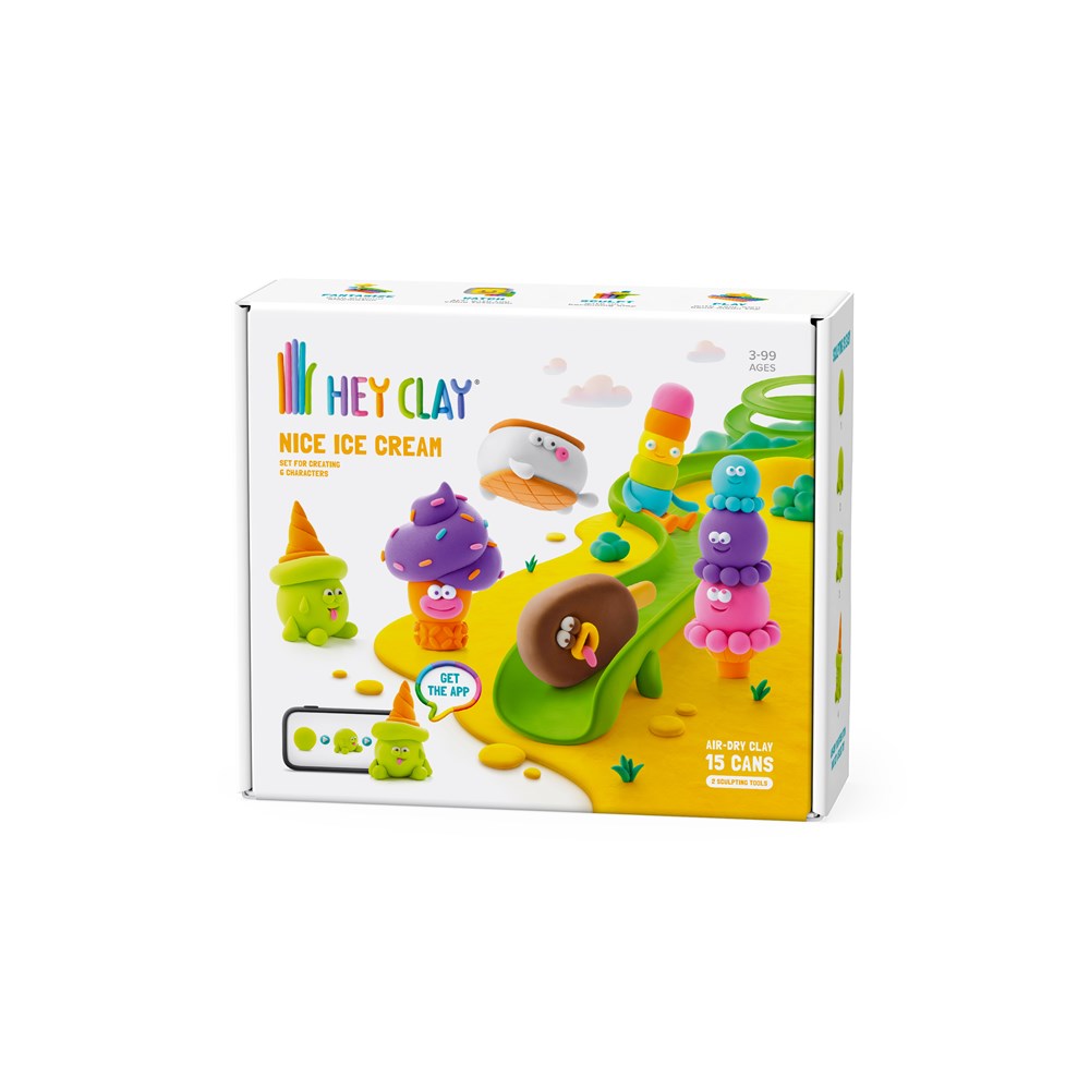 HEY CLAY ICE CREAM SET - 15 CANS