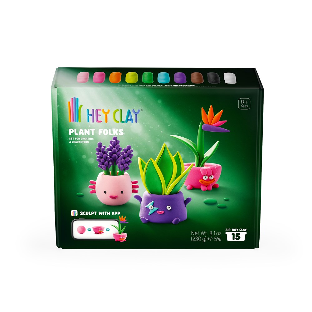 HEY CLAY PLANT FOLKS SET - 15 CANS