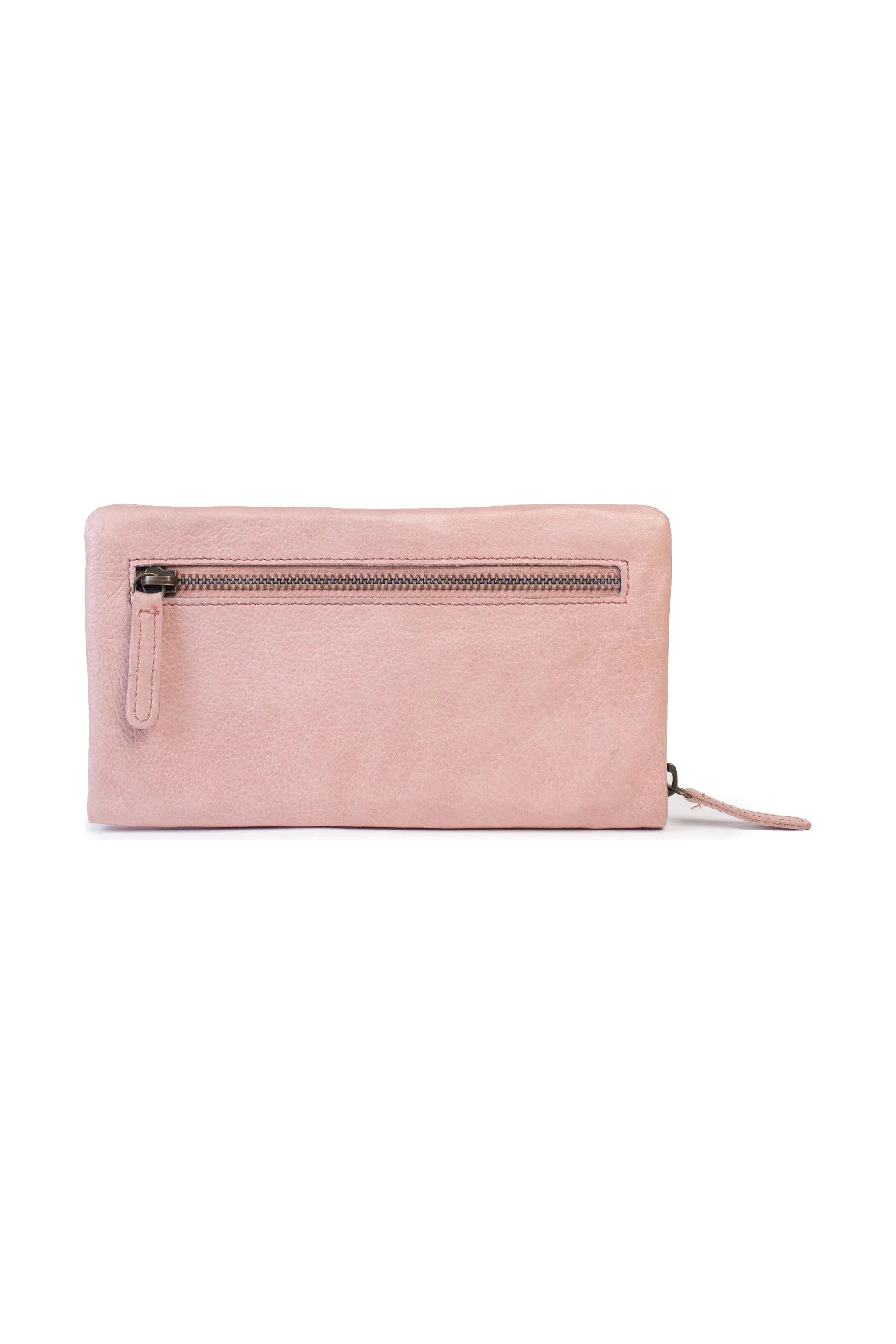 Dusky pink top purse