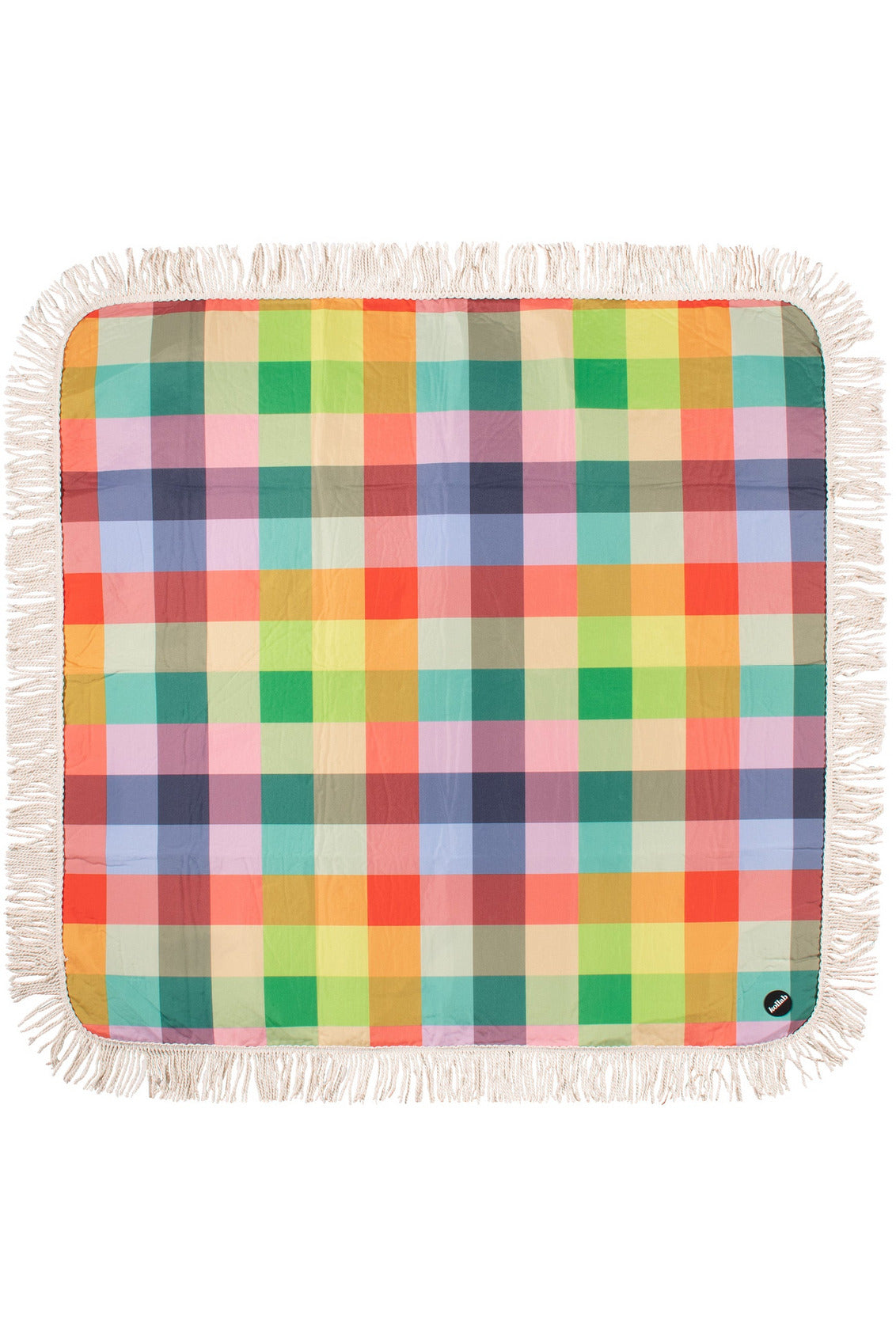 Holiday Fringed Medium Picnic Mat - Aida - Sage x Clare Collaboration