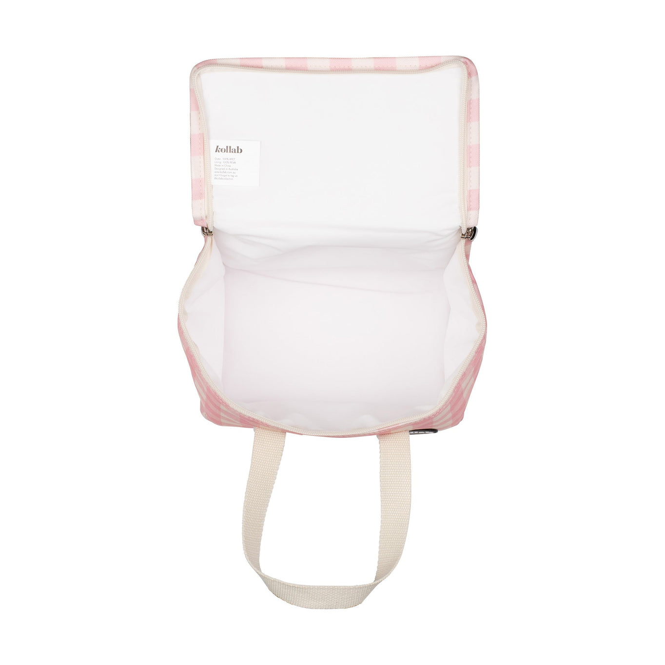 Kollab Holiday Lunch Box - Candy Pink Check
