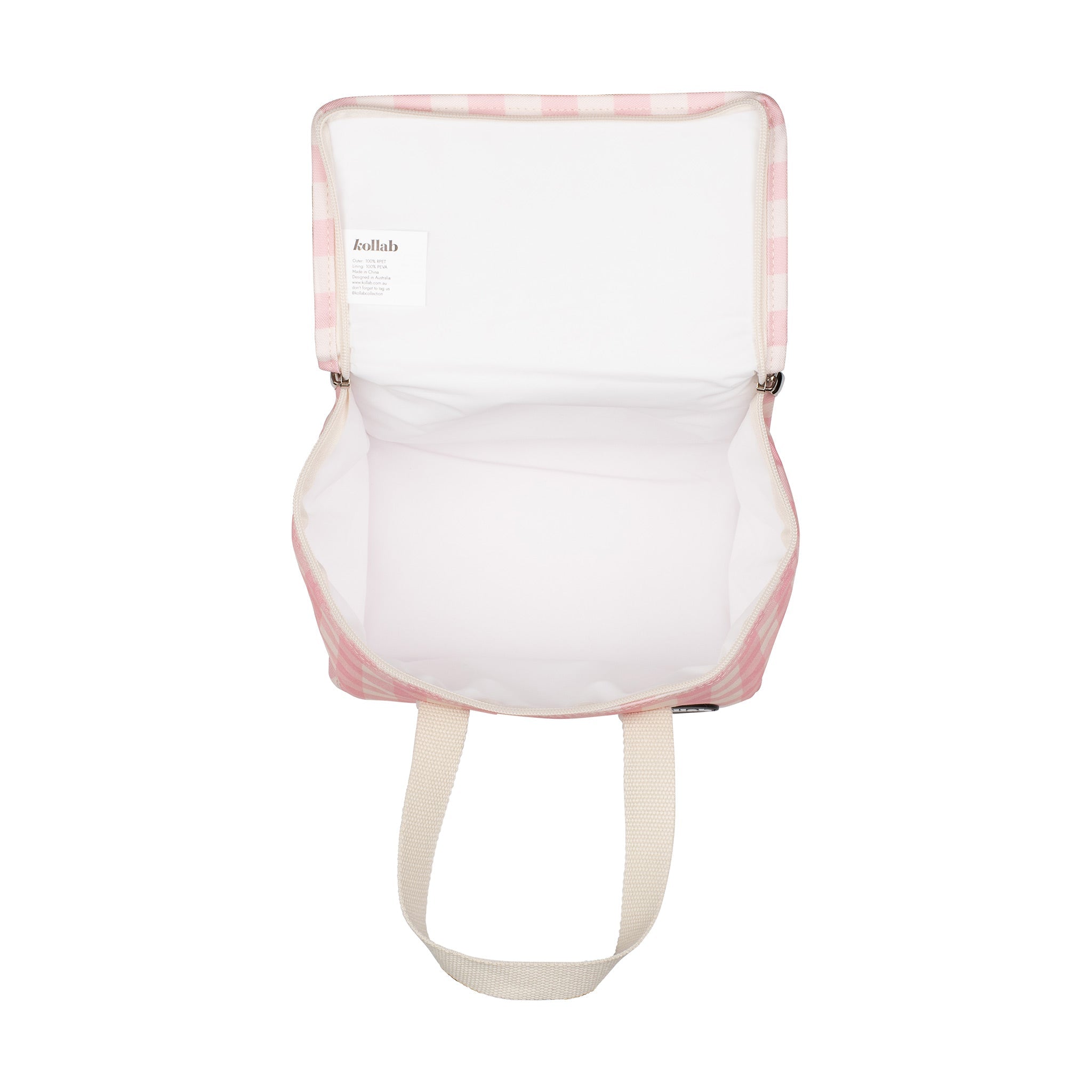 Kollab Holiday Lunch Box - Candy Pink Check