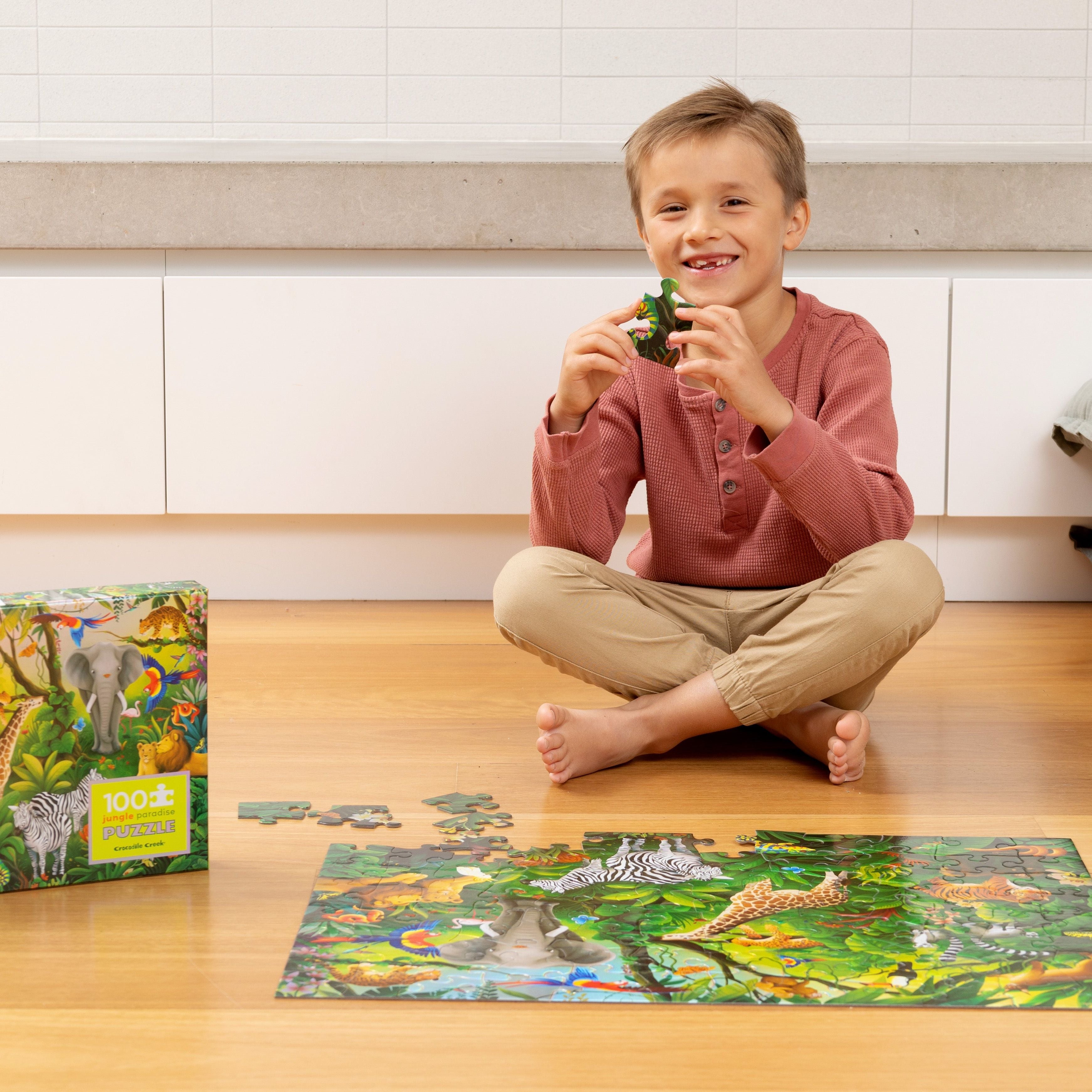 Holographic Puzzle 100 pc - Jungle Paradise