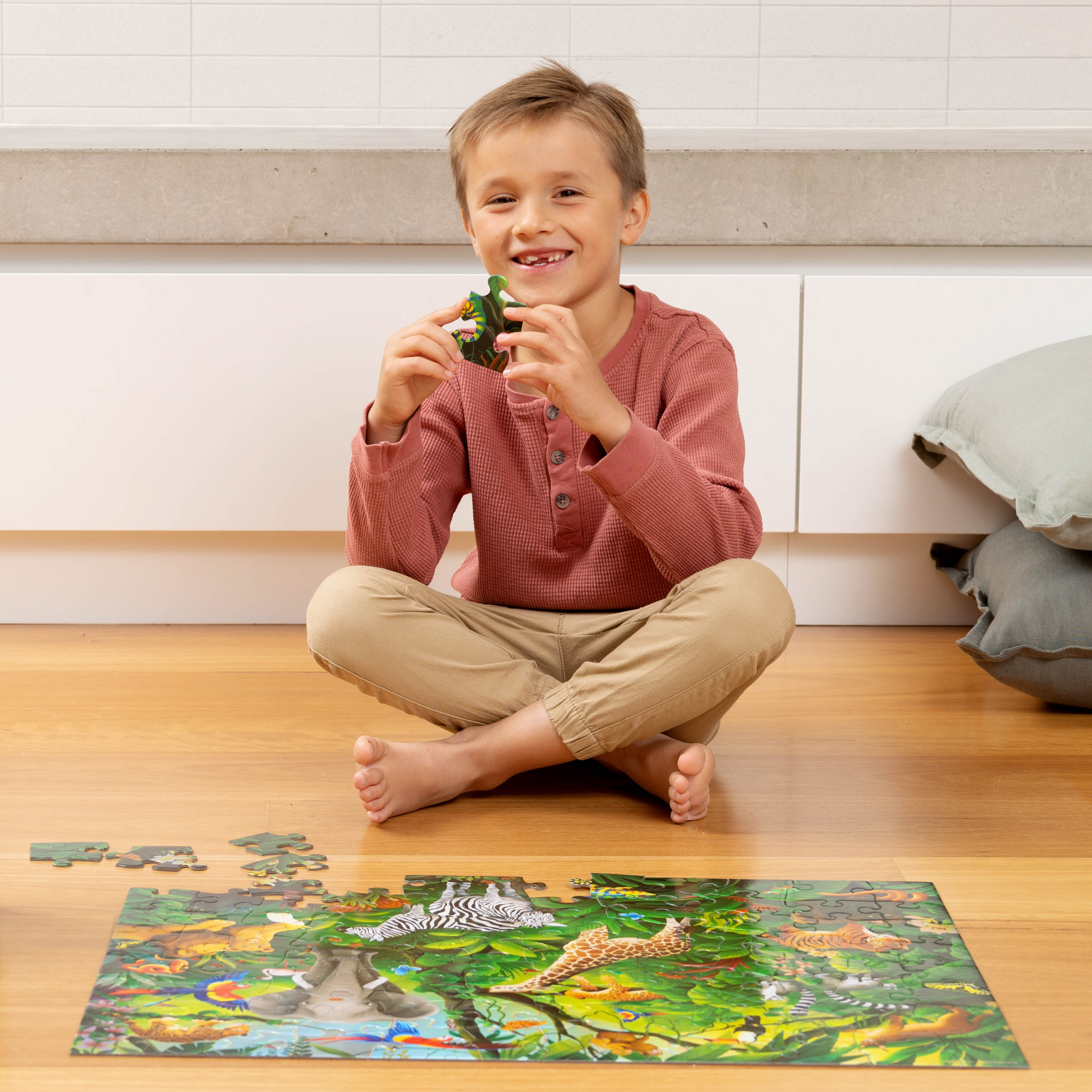 Holographic Puzzle 100 pc - Jungle Paradise