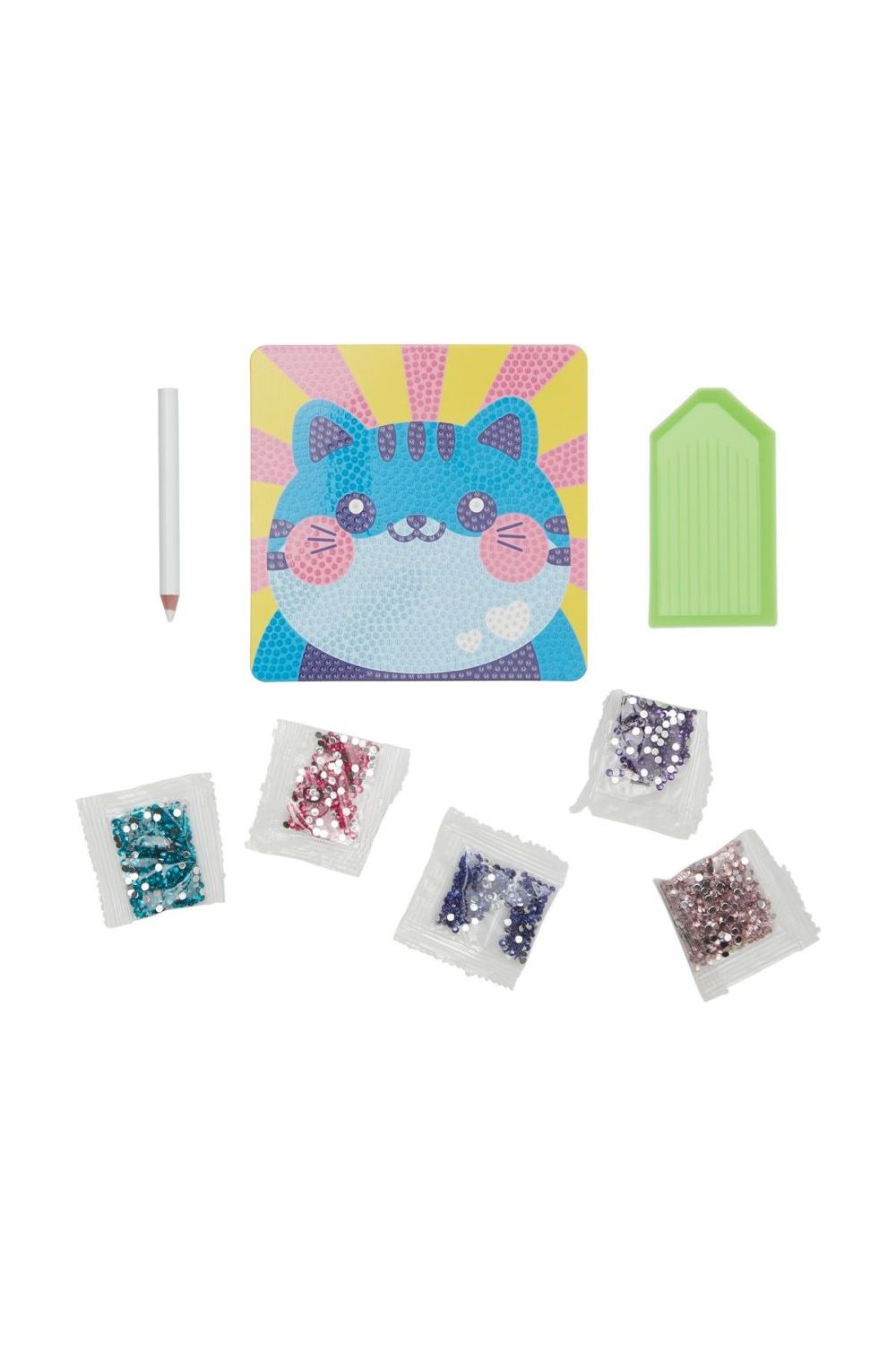 Razzle Dazzle Mini DIY Gem Art Kit - Cutesy Cat
