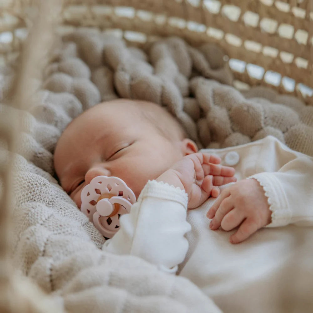 BIBS Boheme  Pacifier - Ivory/Blossom