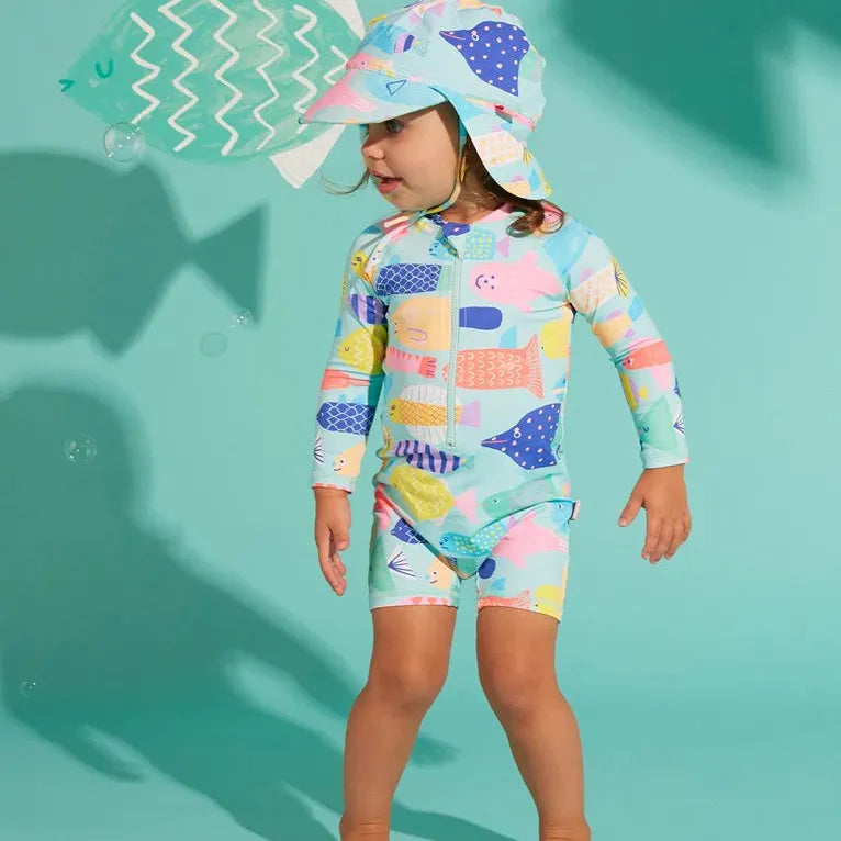 Baby Super Suit - Rainbow Reef - L/S