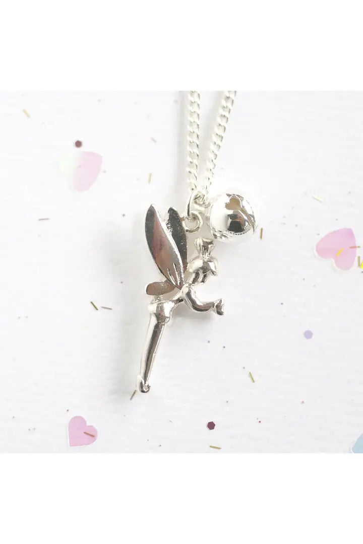 Fairy Necklace with Bell - Silver