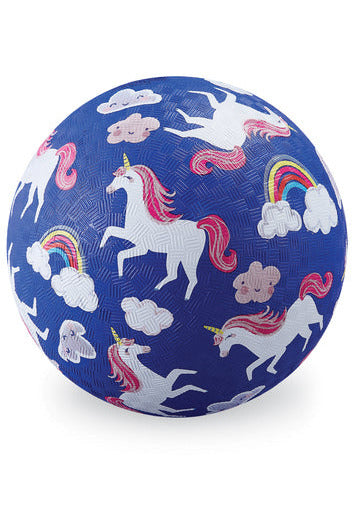 Playground Ball 7 Inch - Unicorns Purple