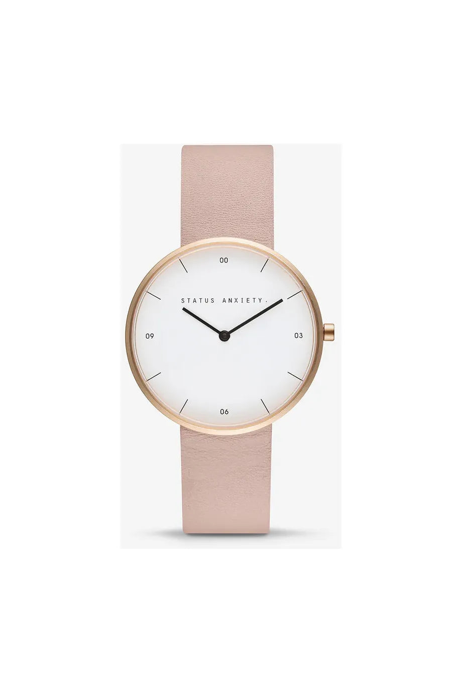 Status Anxiety -Repeat After Me Watch - Brushed Copper/White/Blush