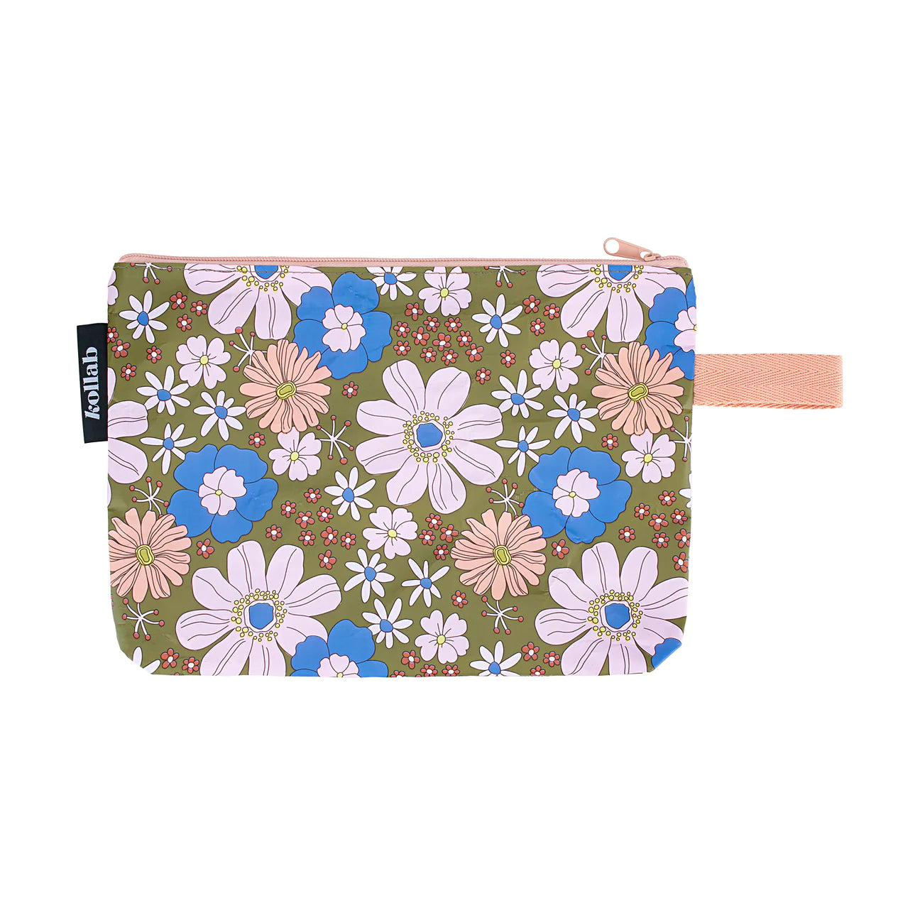 Kollab Clutch - Blue Flowers