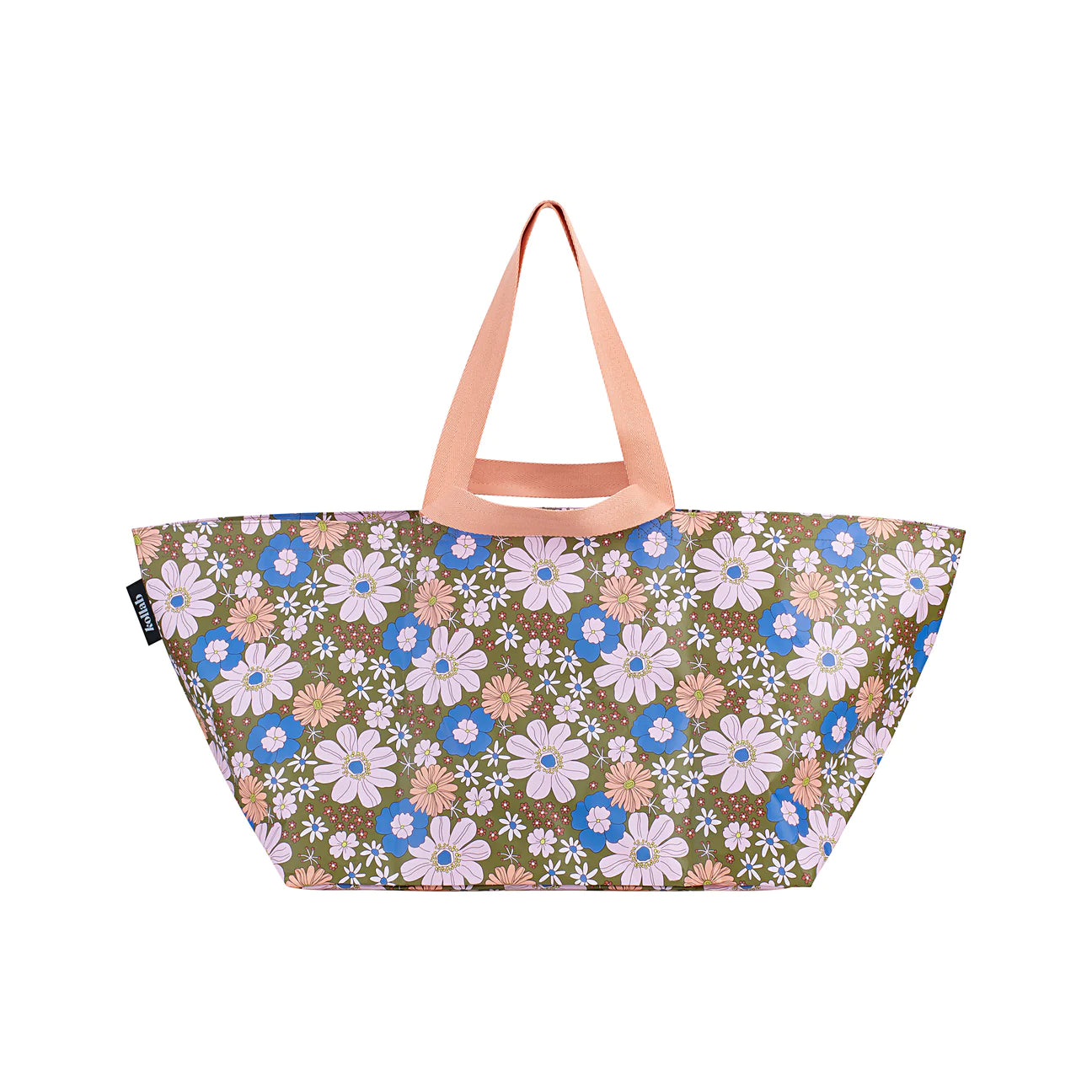 Kollab  Beach Bag - Blue Flowers