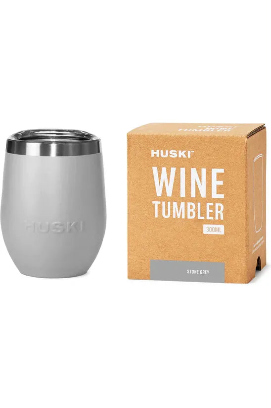 HUSKI Wine Tumbler - Stone Grey