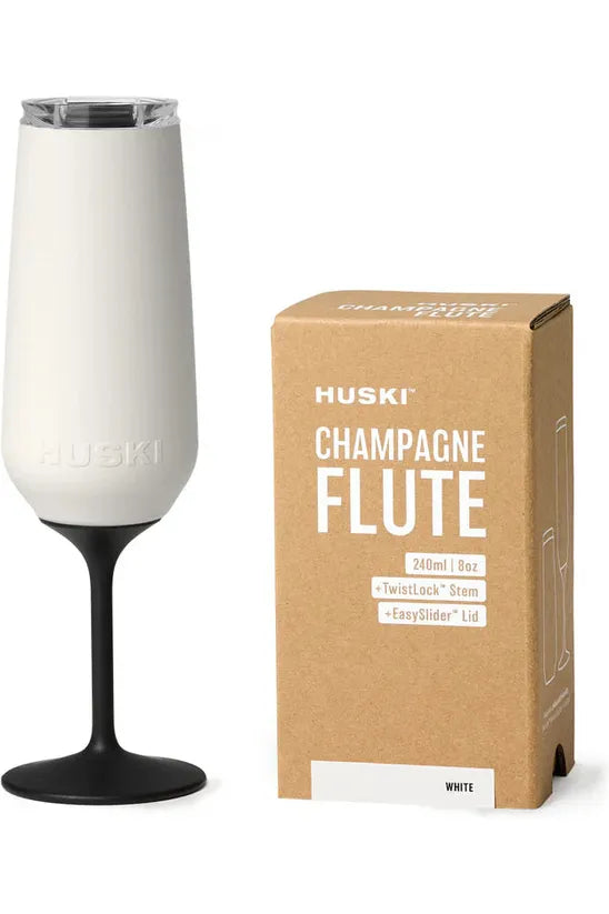 Huski Champagne Flute - White