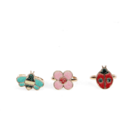 Glitter Ring Set - Ladybird