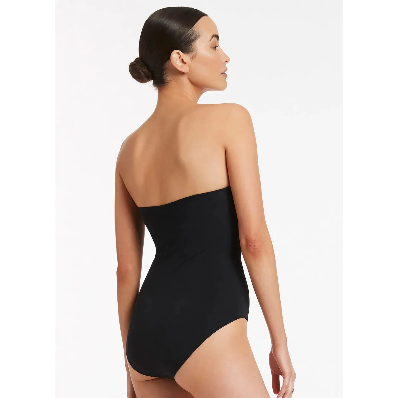 D-DD TWIST FRONT 1PCE - BLACK