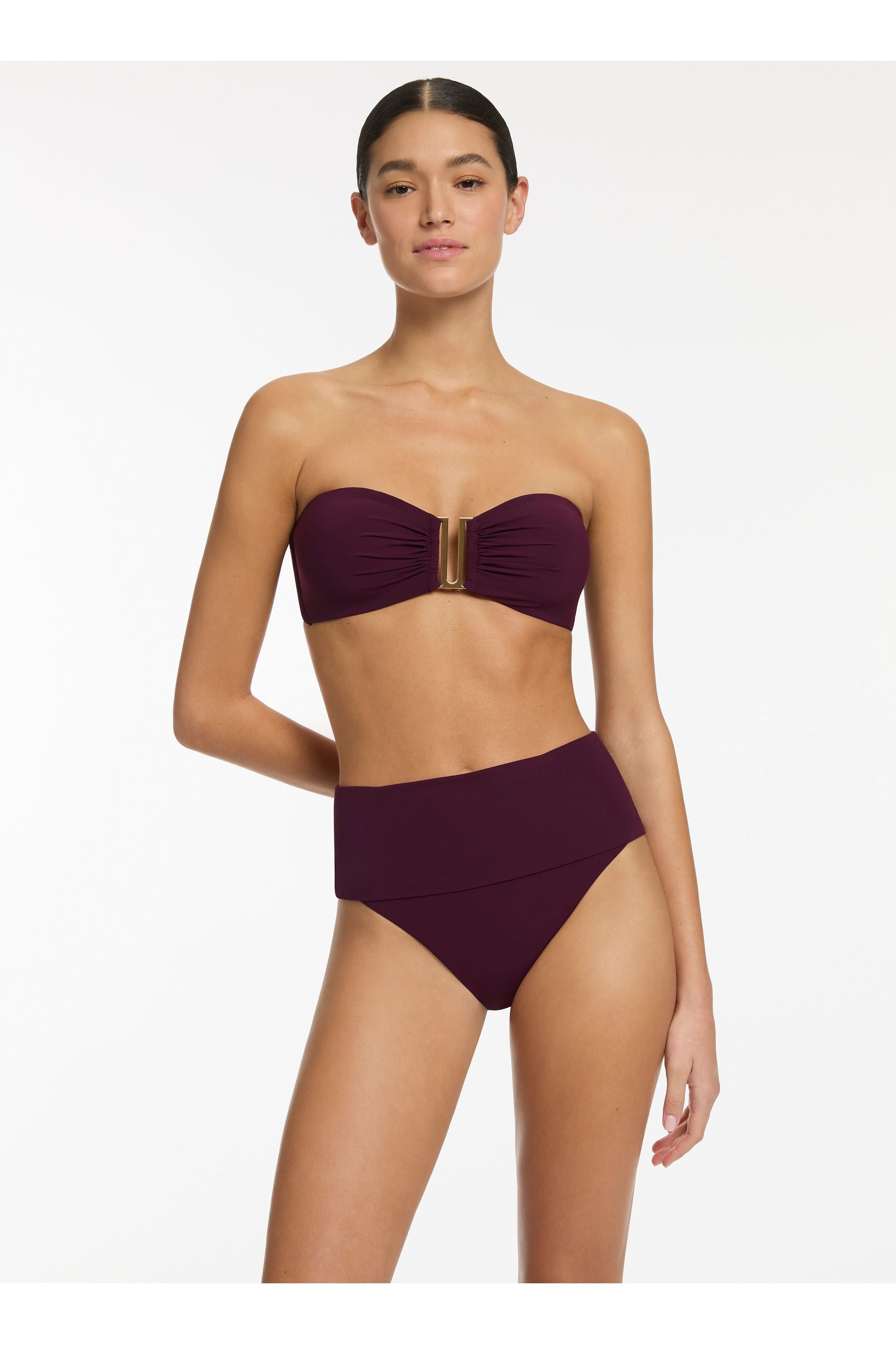 FOLD DOWN PANT - PORT
