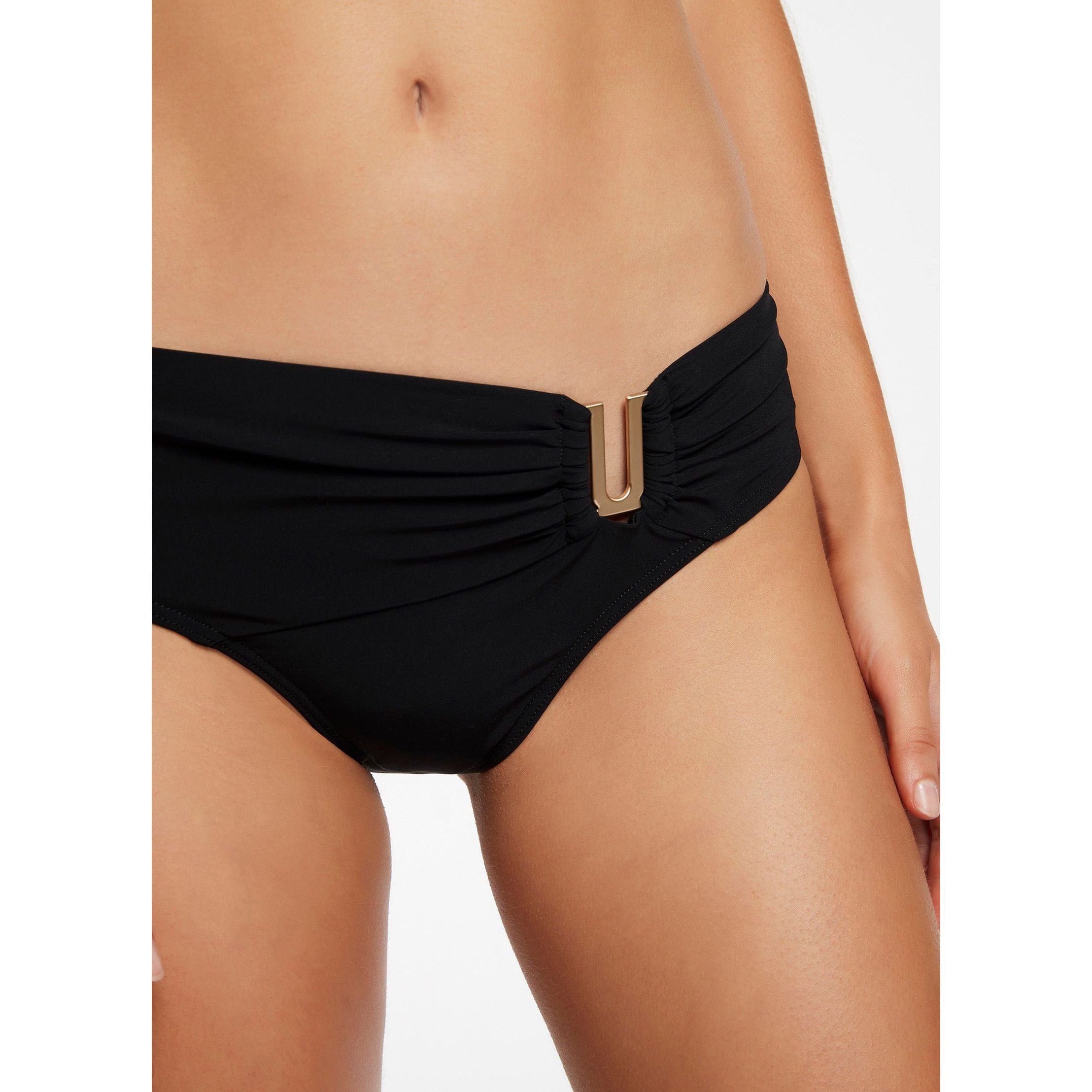 U/TRIM MID PANT - BLACK