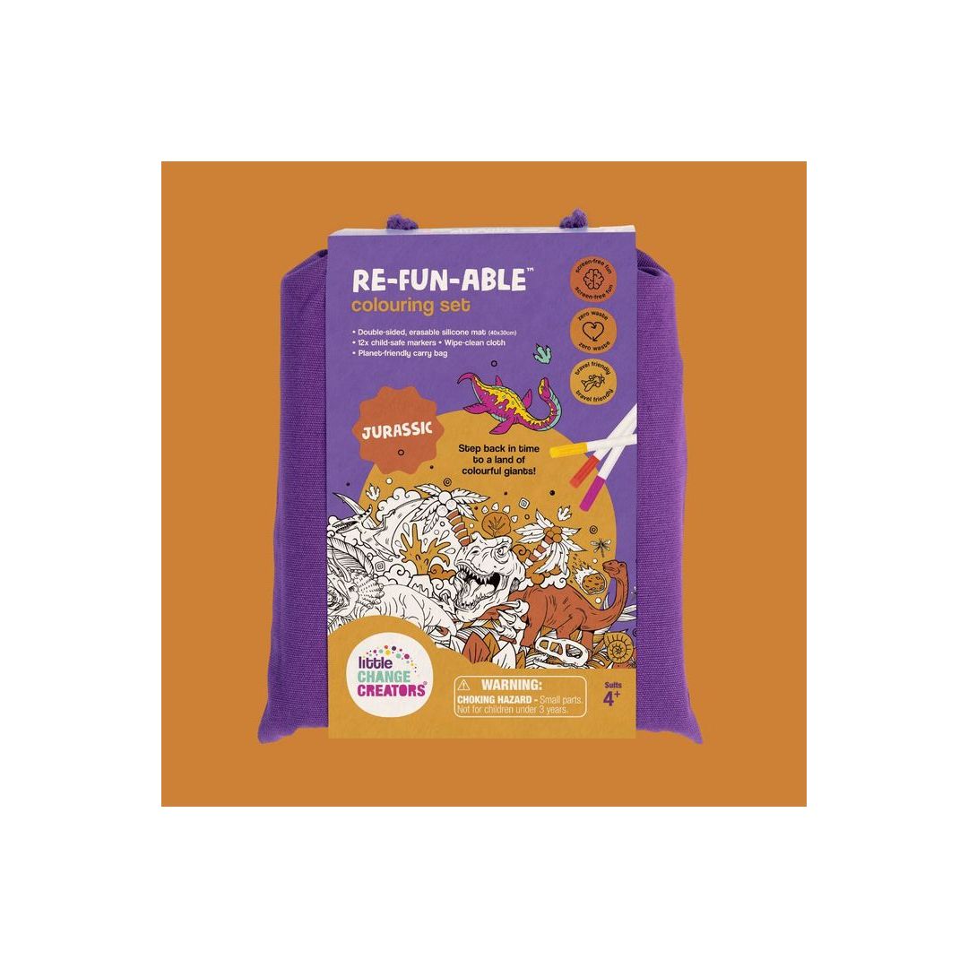 Re-FUN-able™ Colouring Set - JURASSIC