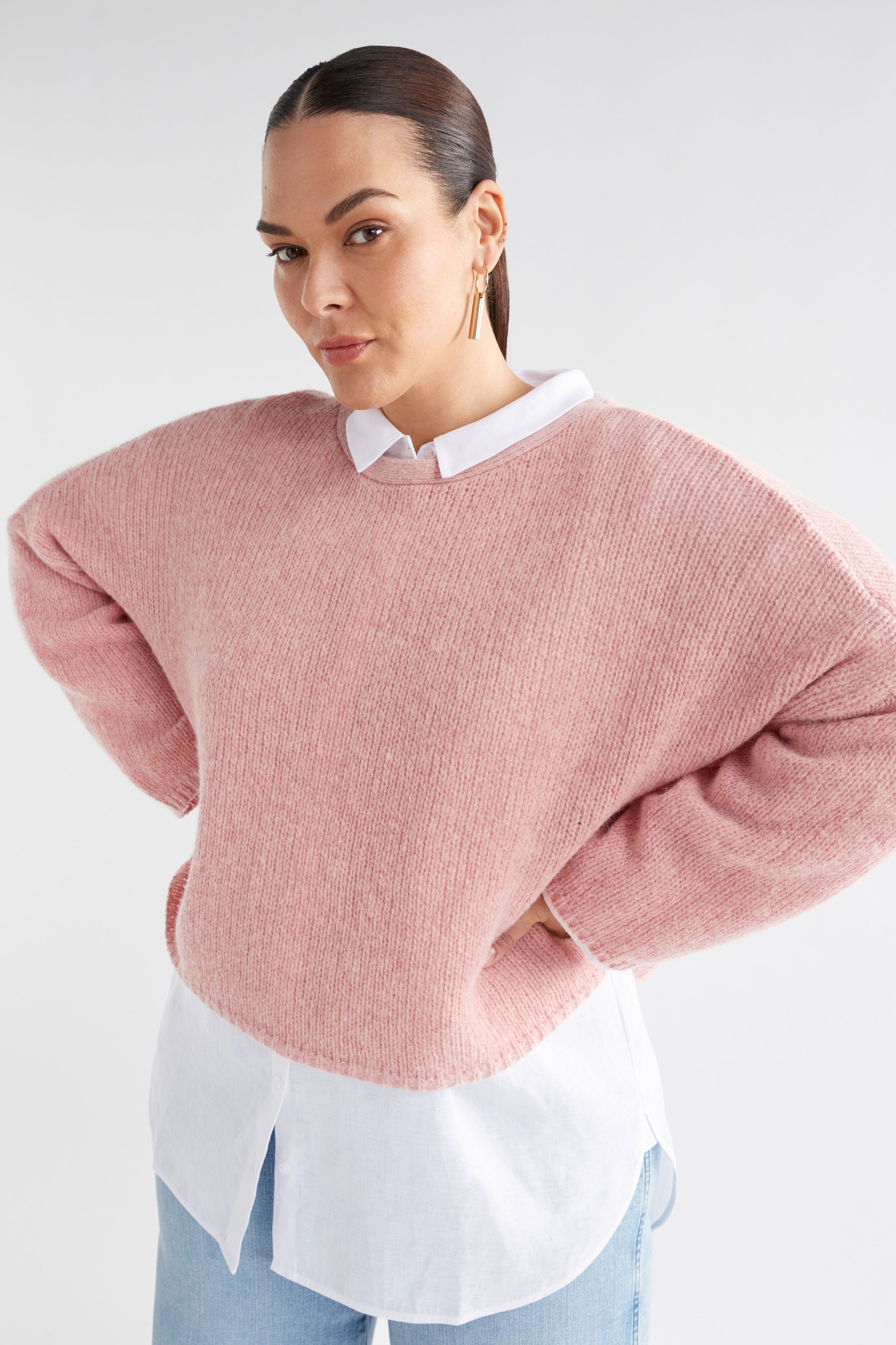 Agna Sweater - Pink Salt