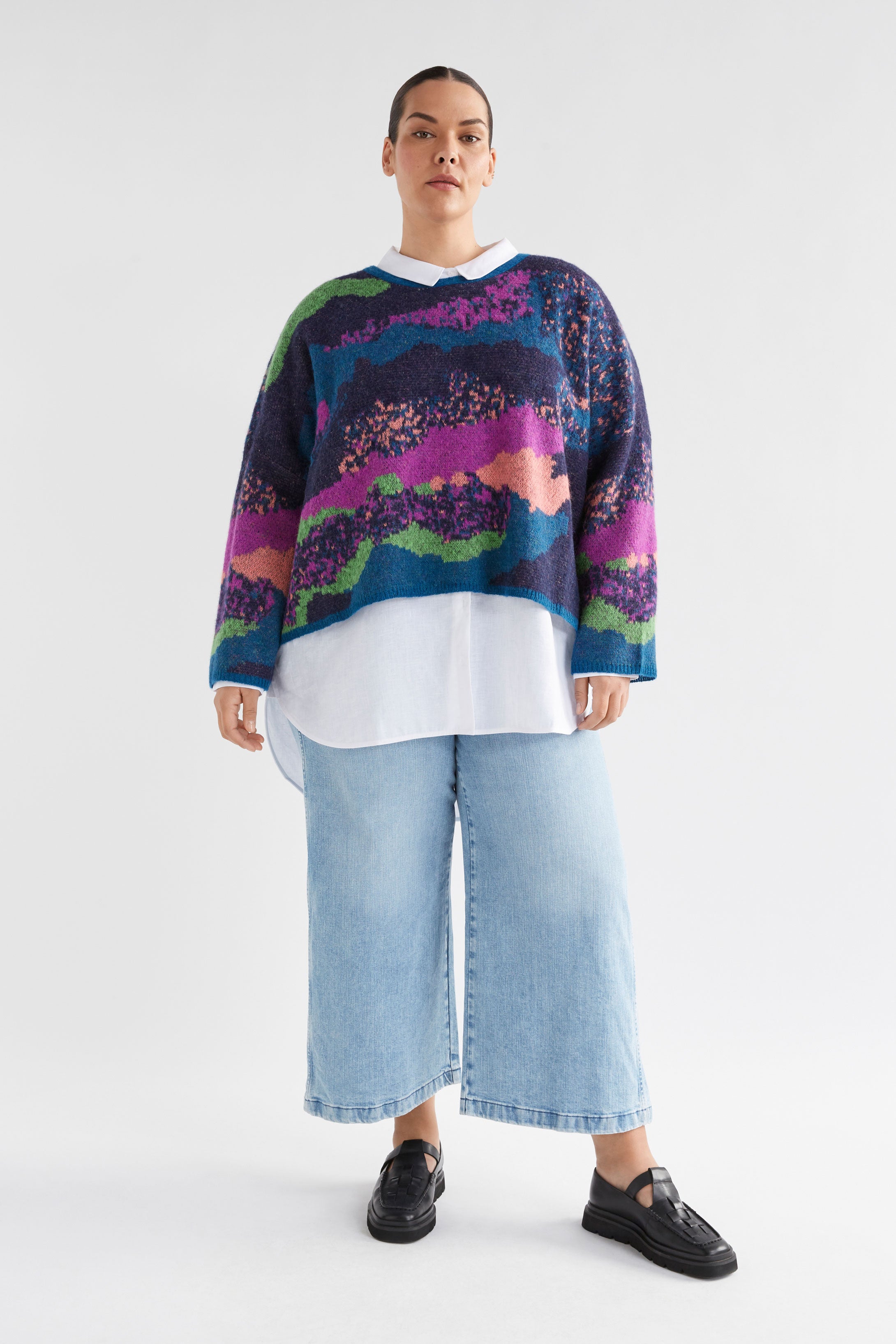 Sprache Sweater - Multi Jacquard