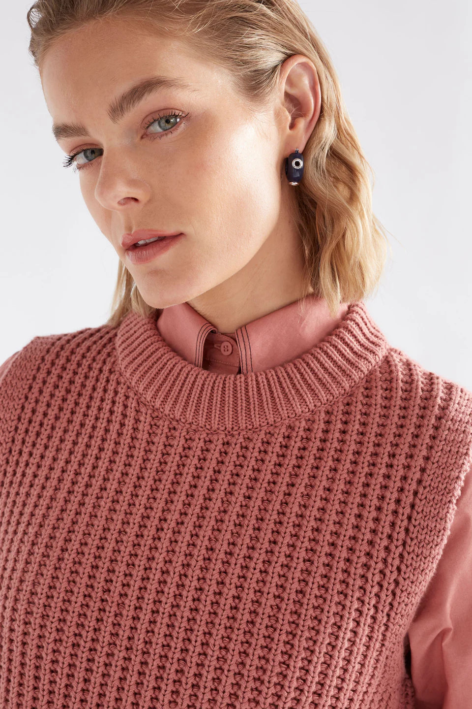 Arp Vest - Clay Pink