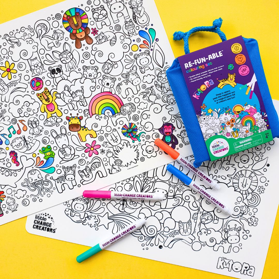 Re-FUN-able™ Colouring Set - KUTOPIA
