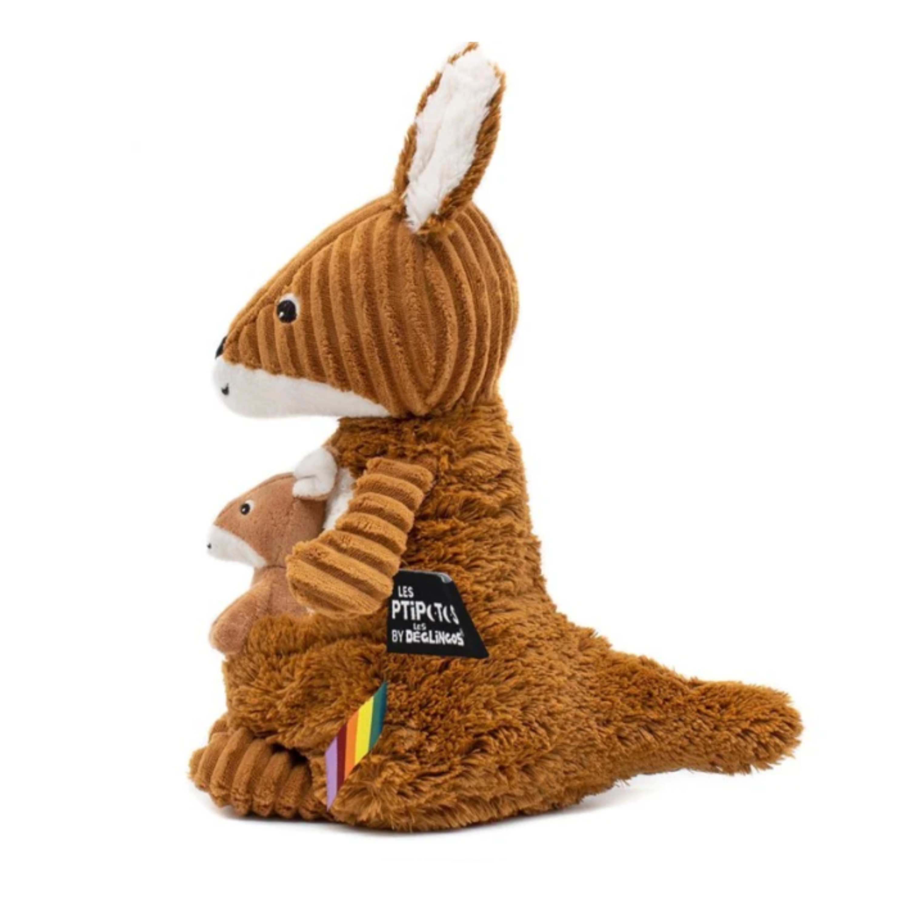 Allezou the Kangaroo  - Mum and Baby - Brown Sugar