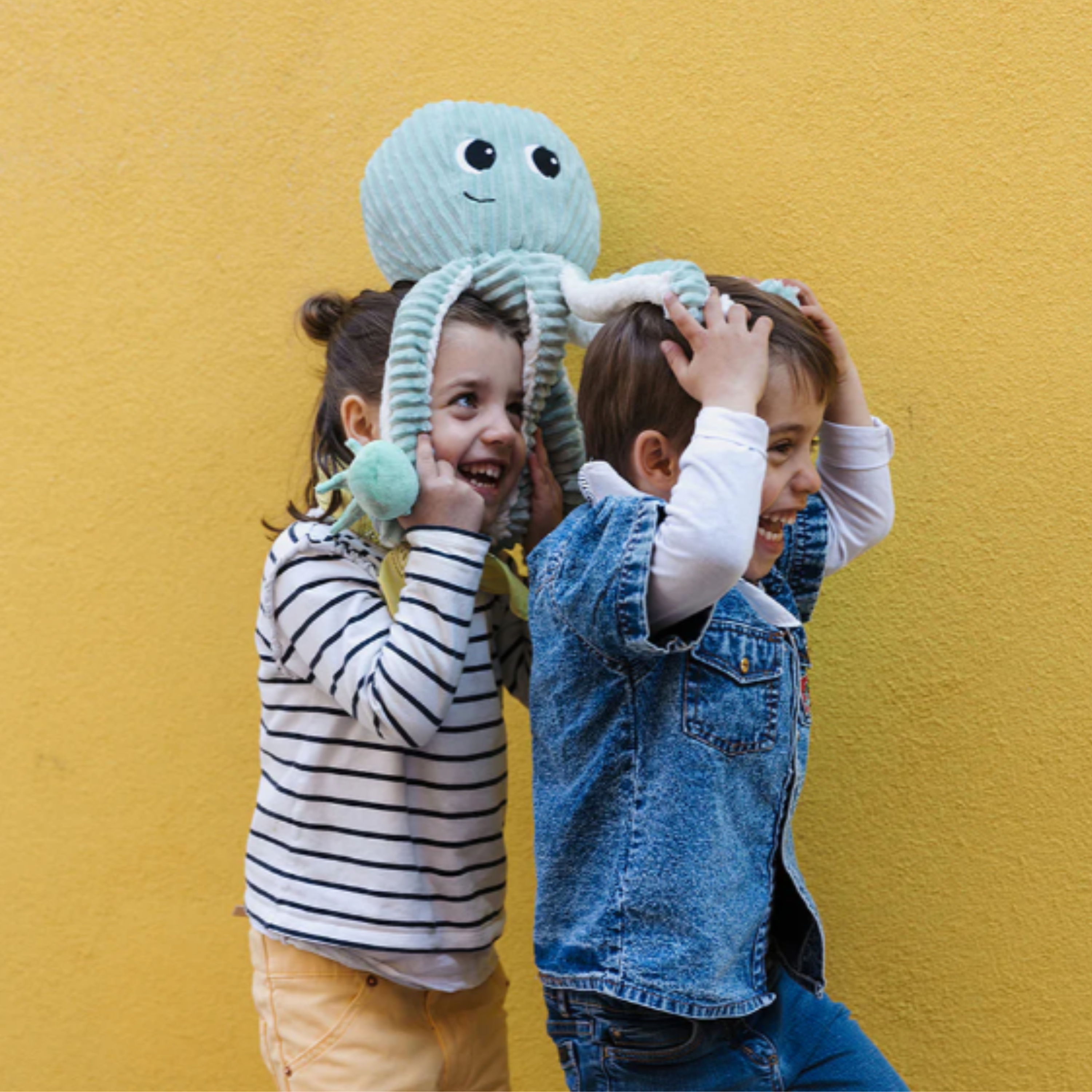 Filou the Octopus - Mum and Baby -Mint