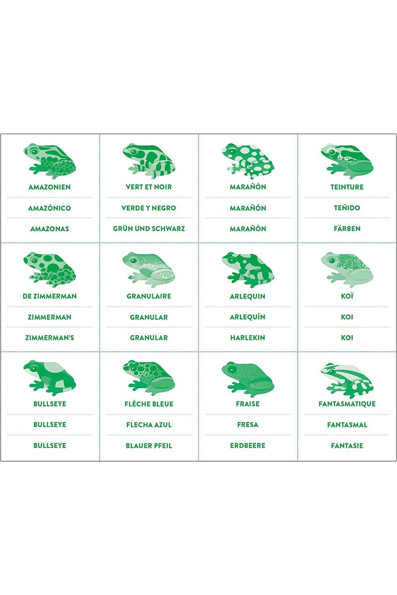 Shaped Memory Match - Frogs
