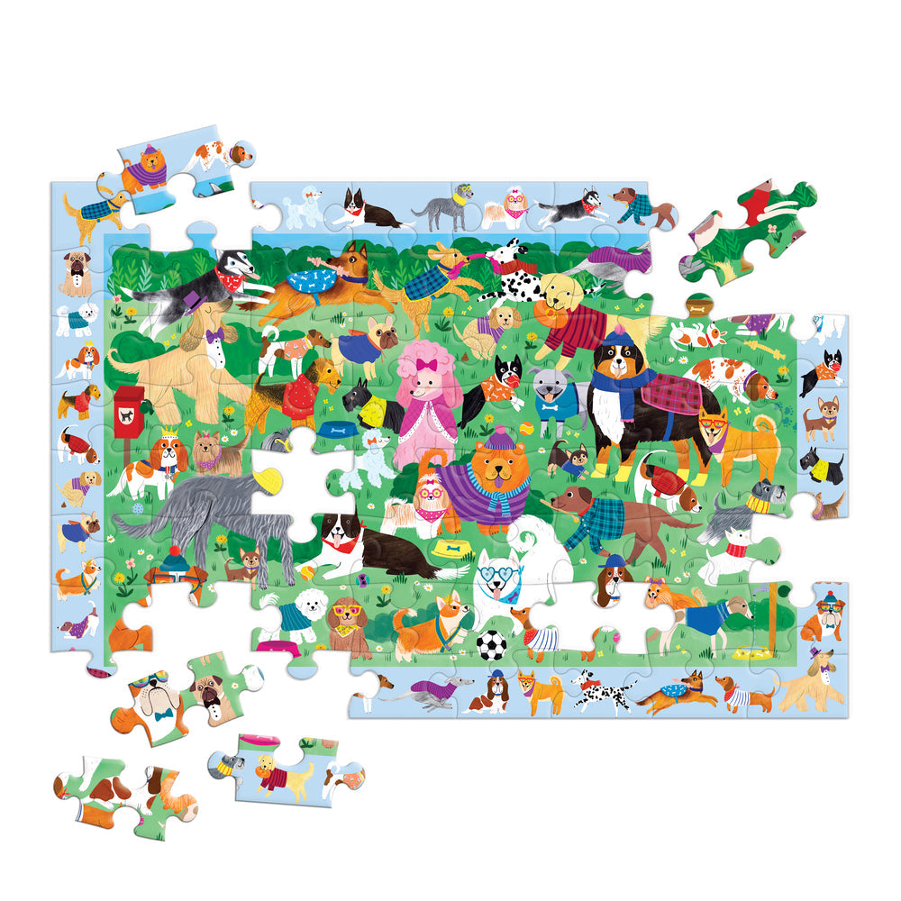 Search&Find Doggie Days Puzzle - 64pc