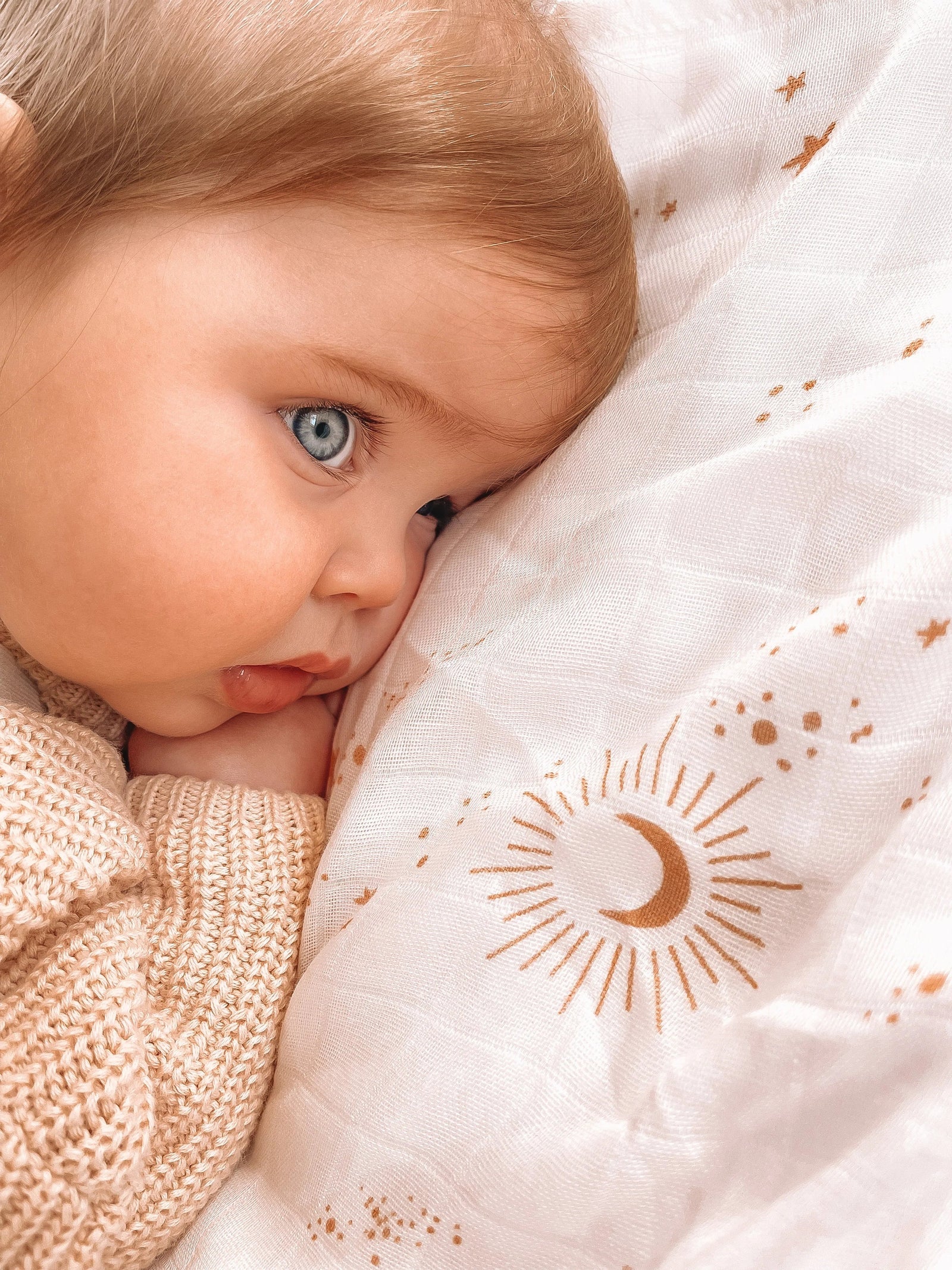 Constellation Organic Muslin Wrap Swaddle