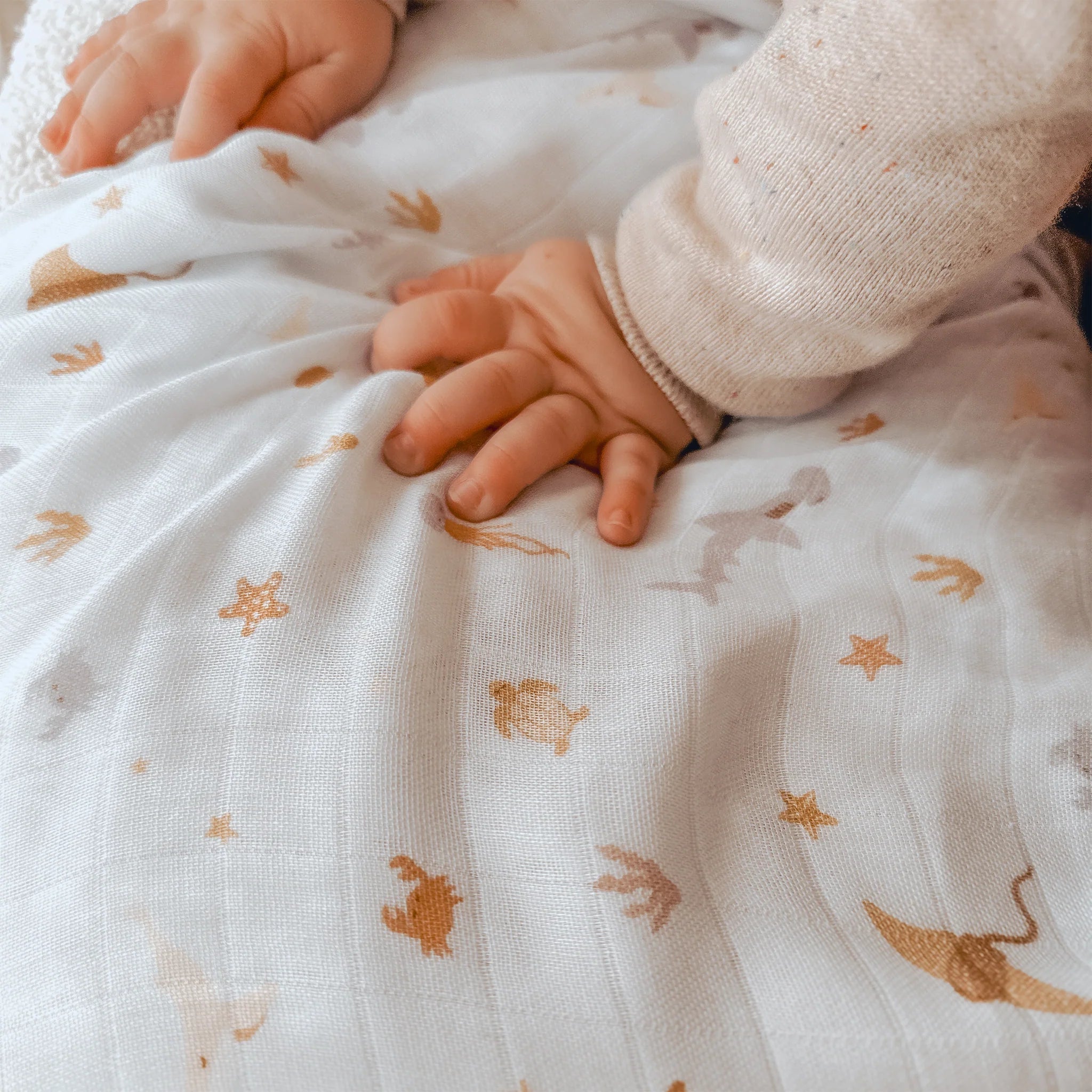 Ocean Creatures Organic Muslin Wrap
