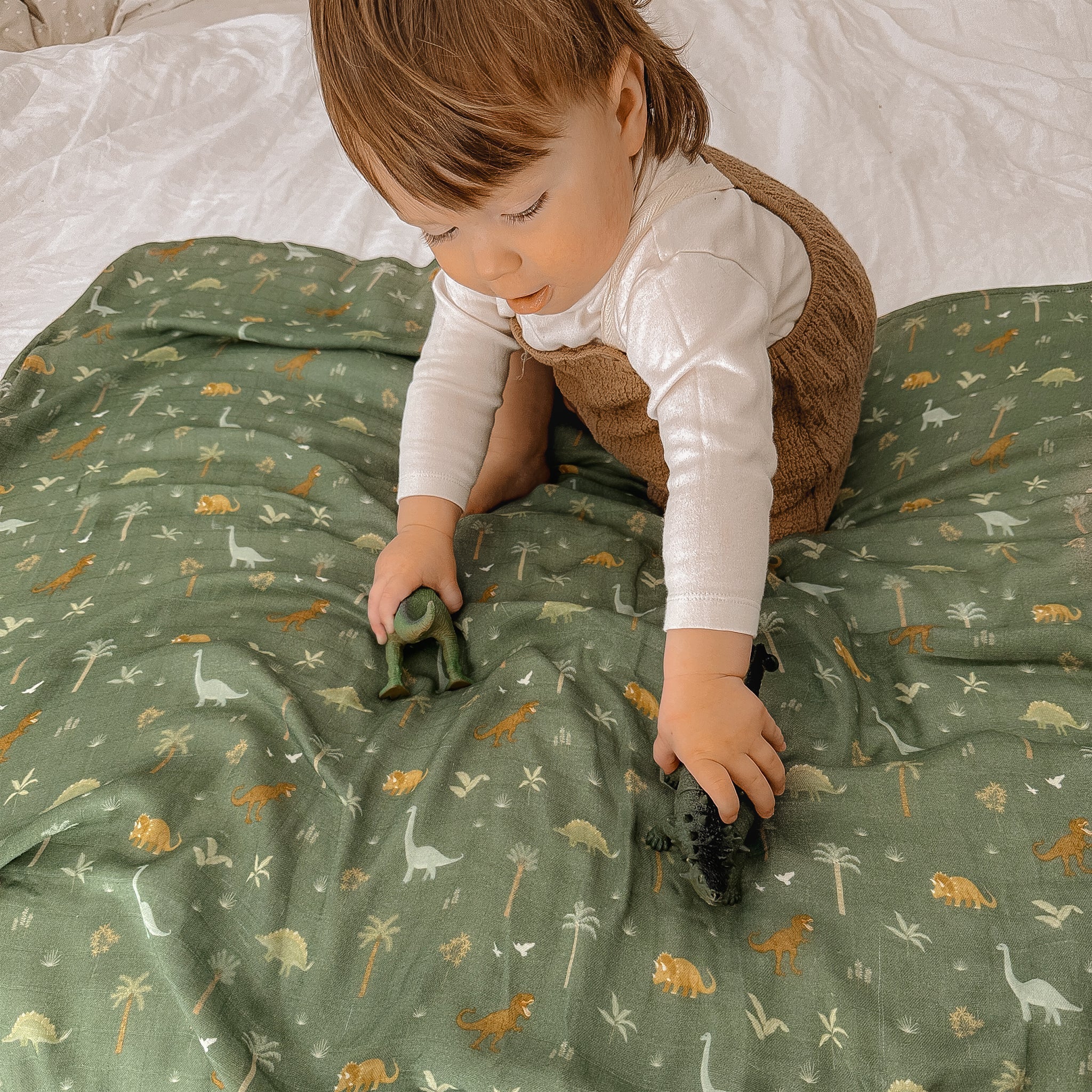 Dino Organic Muslin Wrap