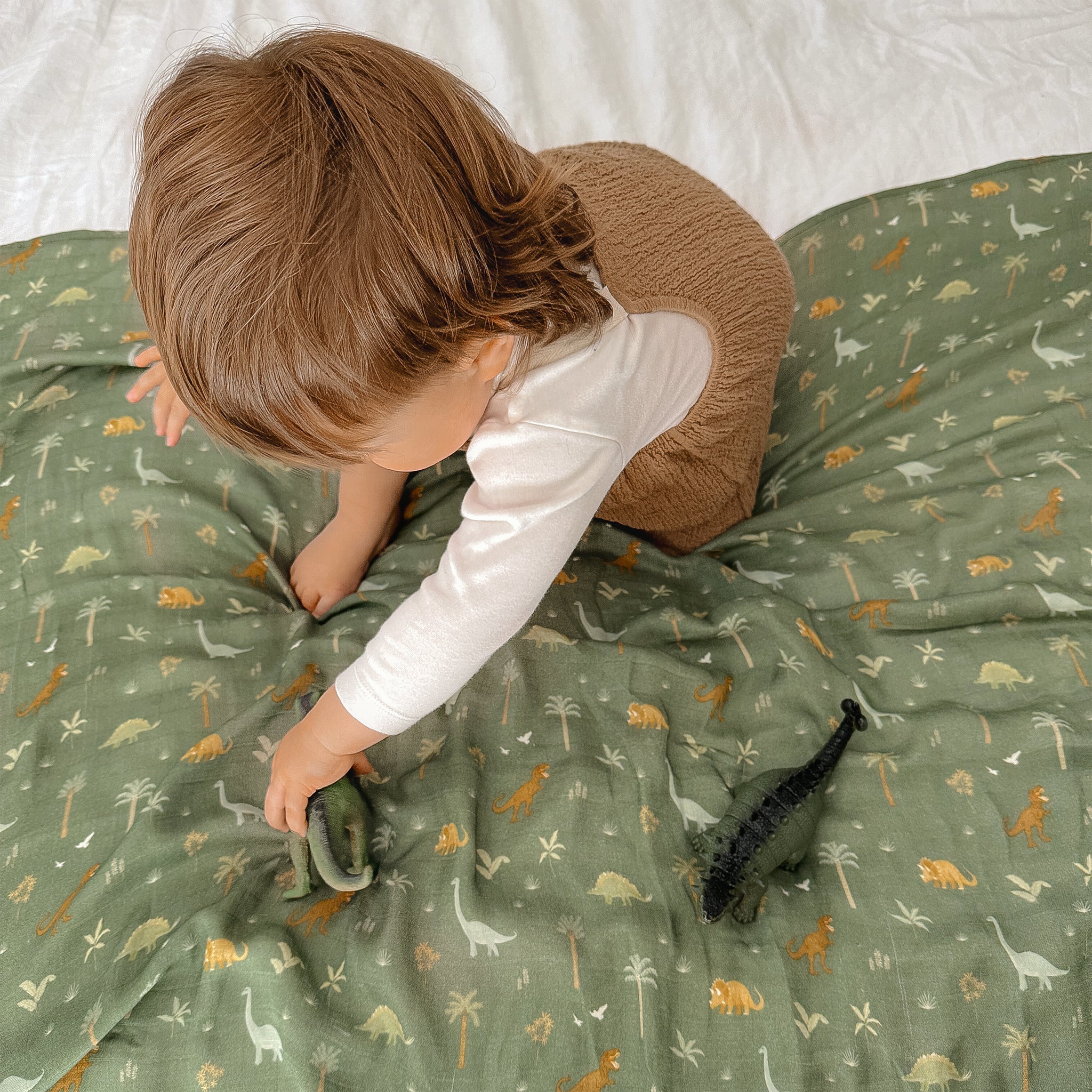 Dino Organic Muslin Wrap