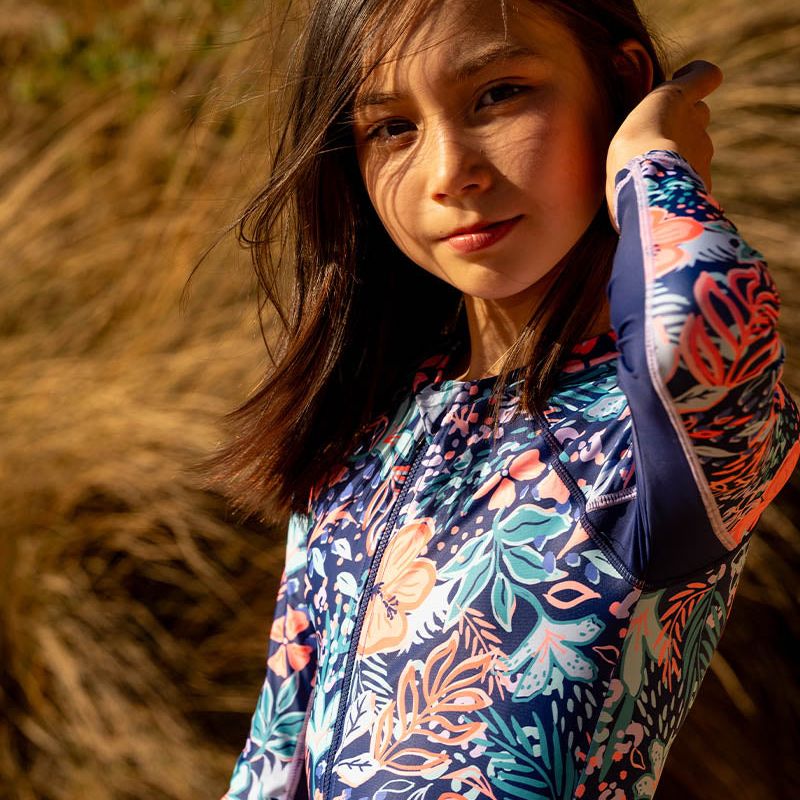 Coco L/S Sunsuit - Coco Print