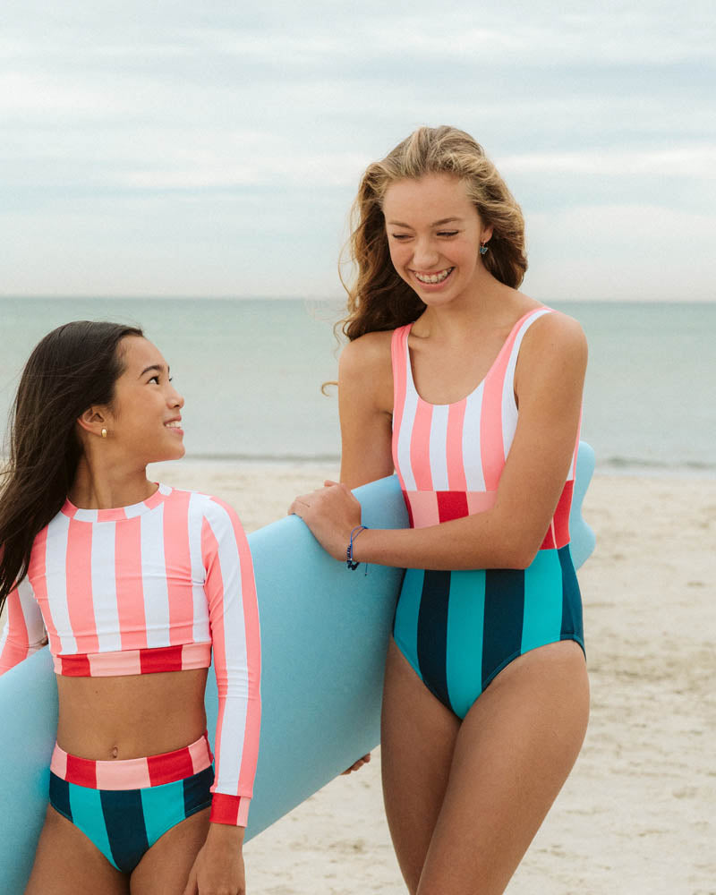 ASTRID MULTI STRIPE SWIMSUIT