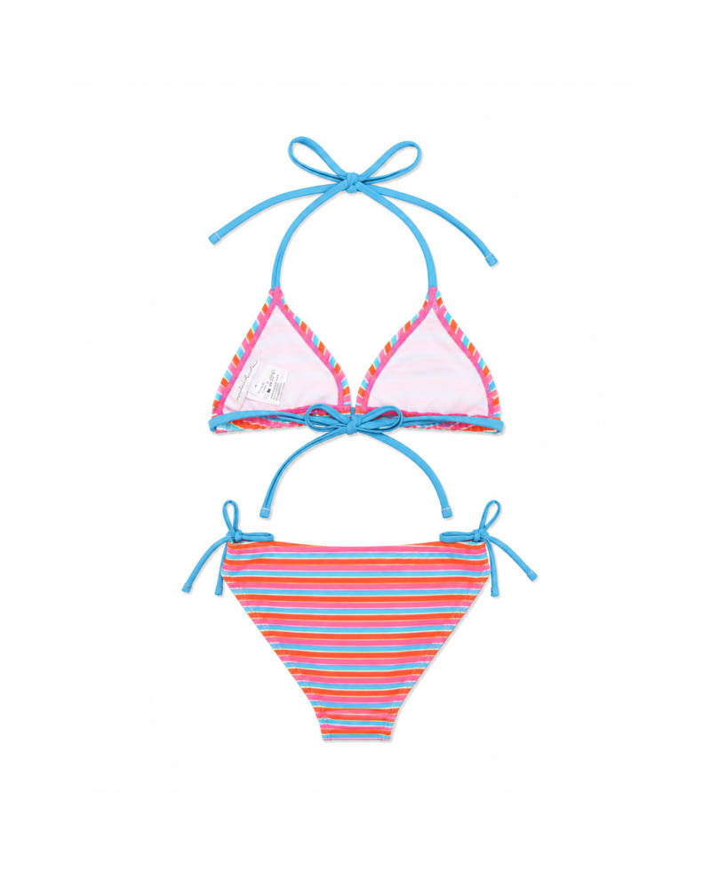 SELENA STRIPE TRI BIKINI