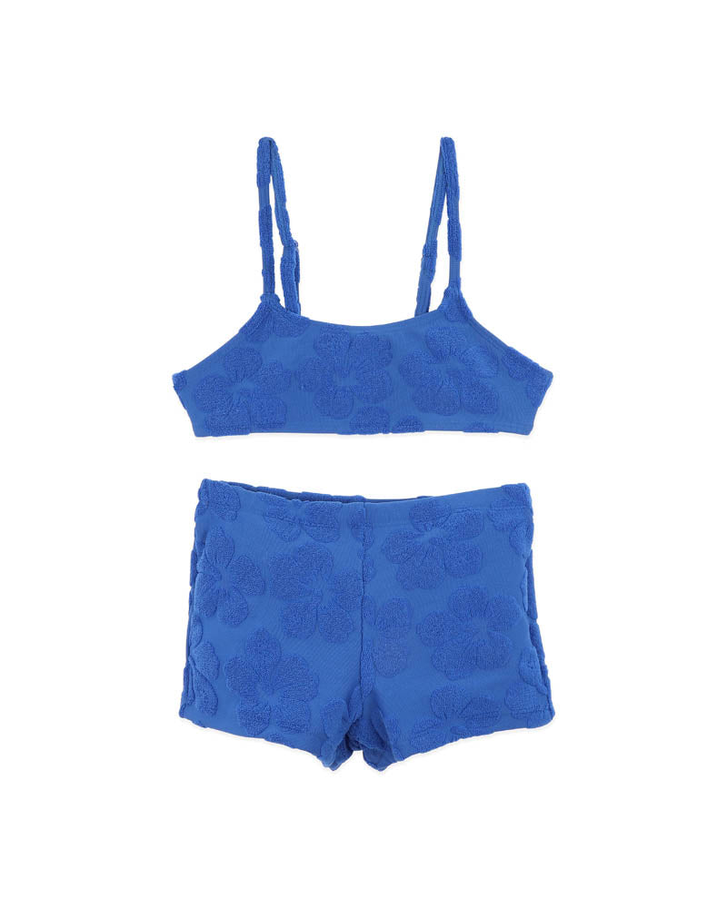 SELENA HIBISCUS SURF BLUE BIKINI